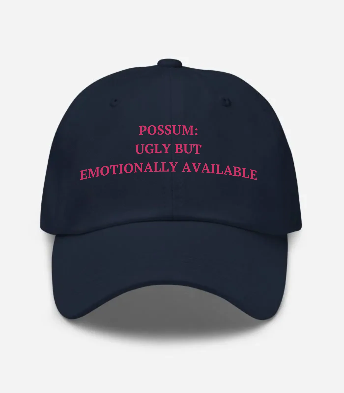 Possum: Ugly But Emotionally Available Hat - Navy