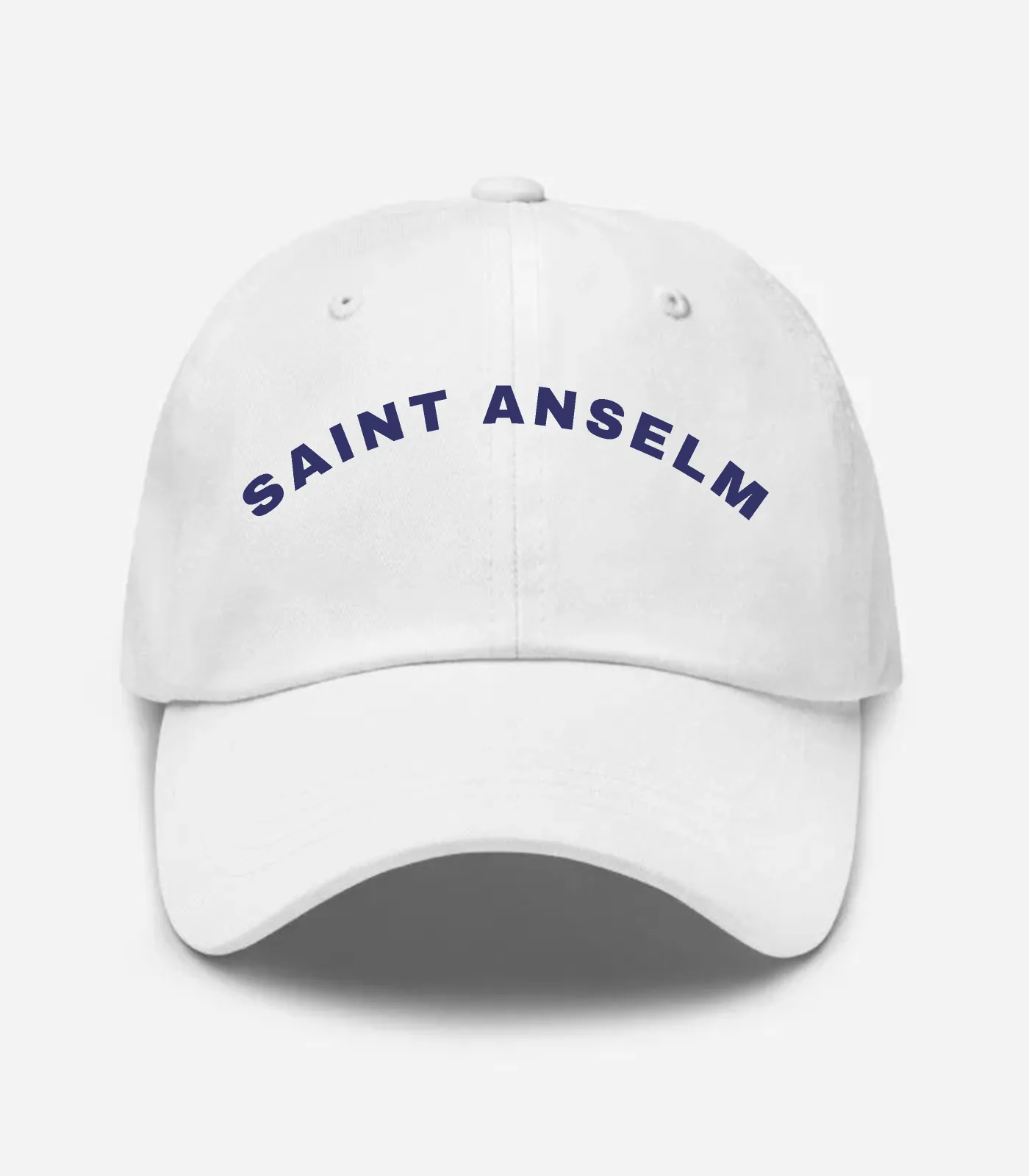 Saint Anselm Arched Hat - White