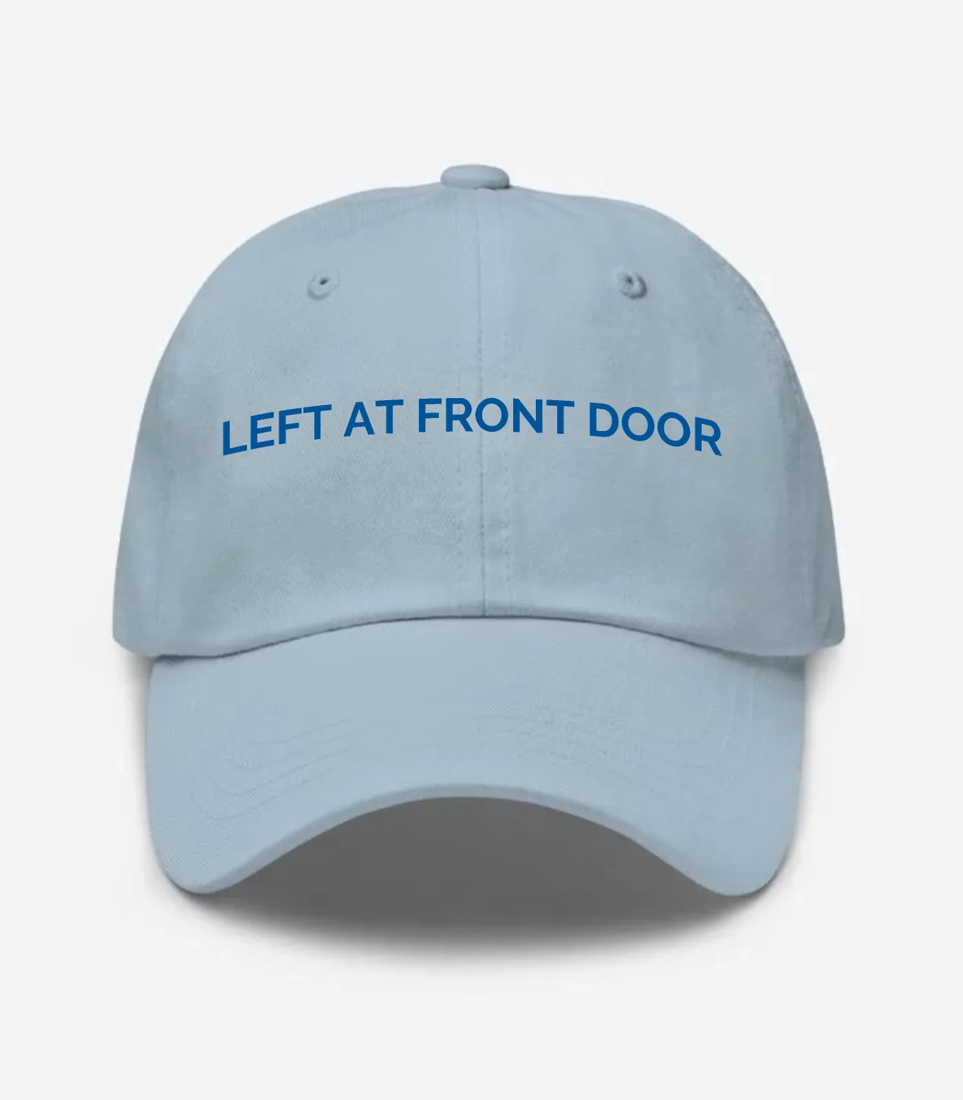 Left At Front Door Hat - Light Blue