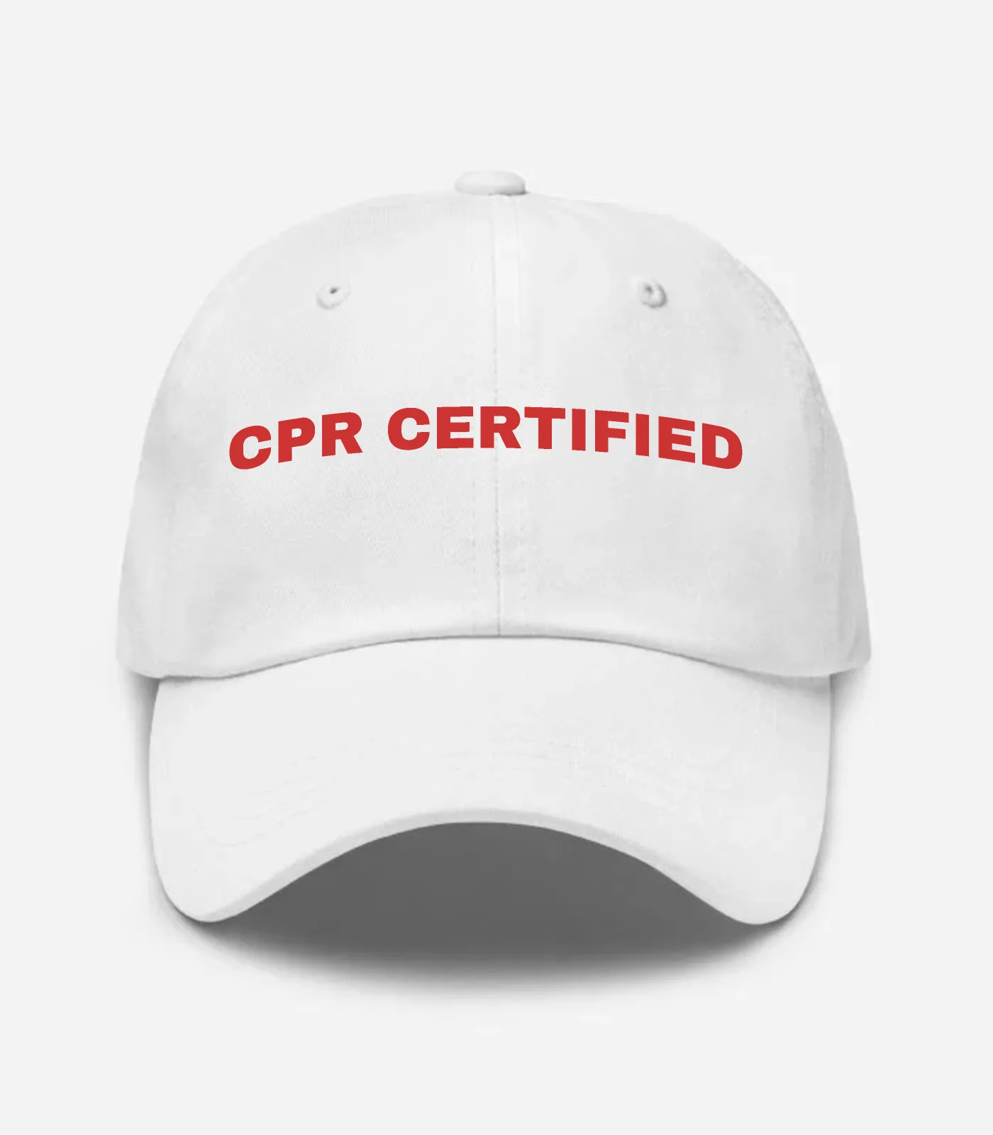 Cpr Certified Hat - White