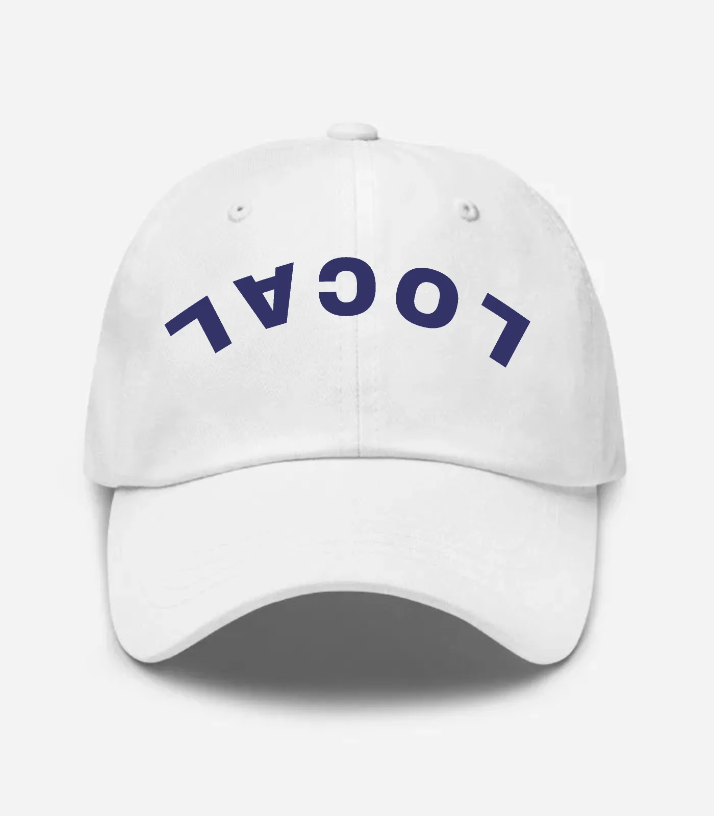Local Upside Down Hat - White