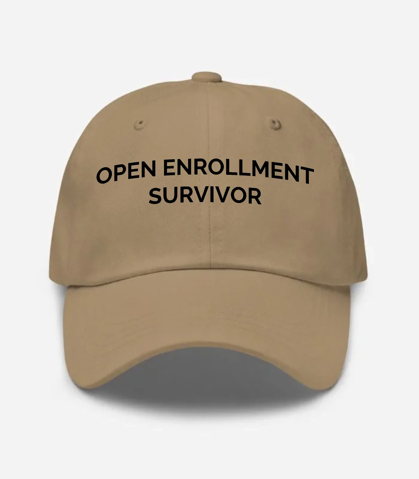 Open Enrollment Survivor Hat - Khaki