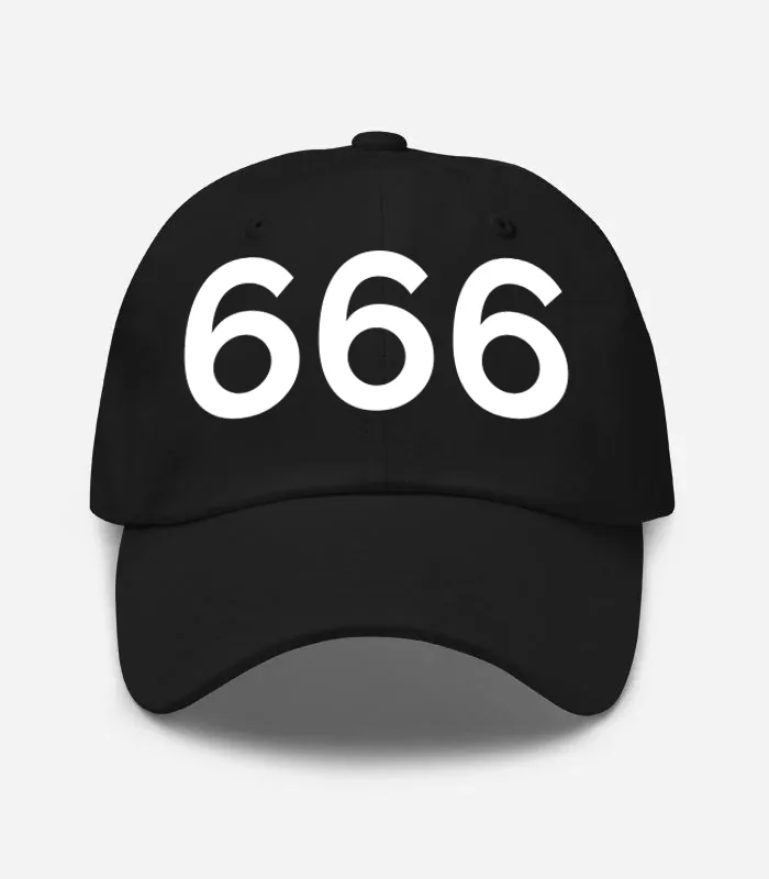 666 Hat - Black