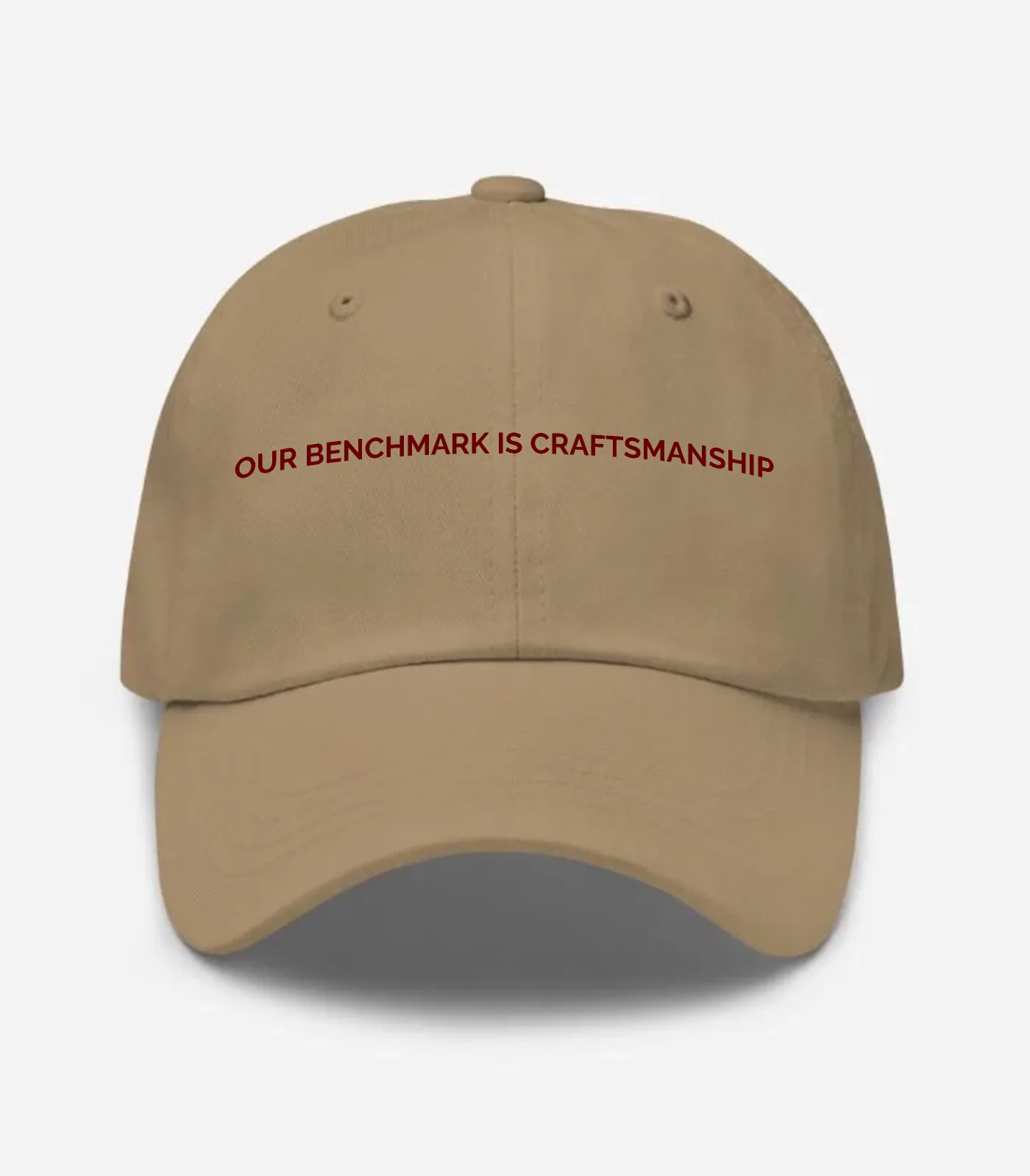 Our Benchmark Is Craftsmanship Hat - Khaki