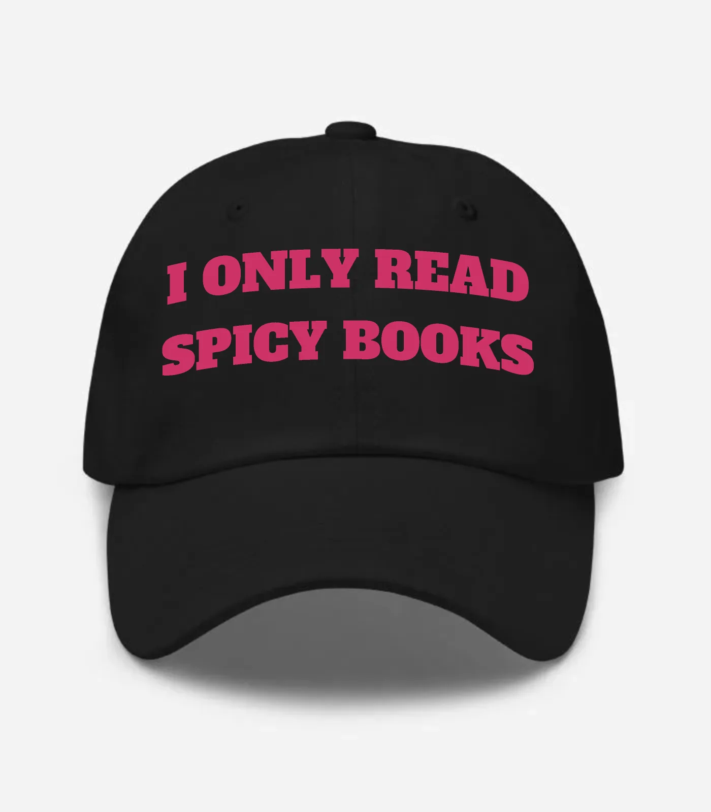 I Only Read Spicy Books Hat - Black