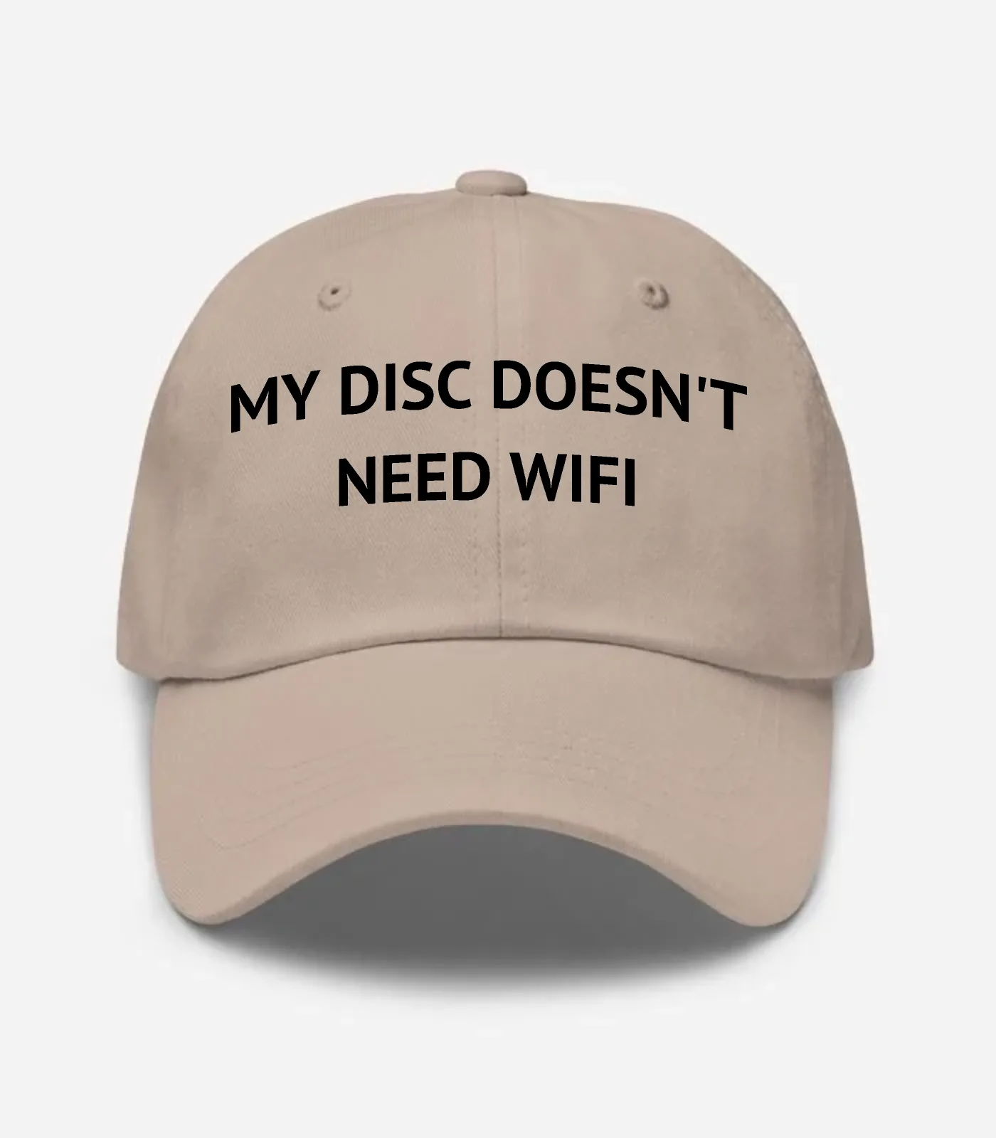My Disc Doesn't Need Wifi Hat - Stone