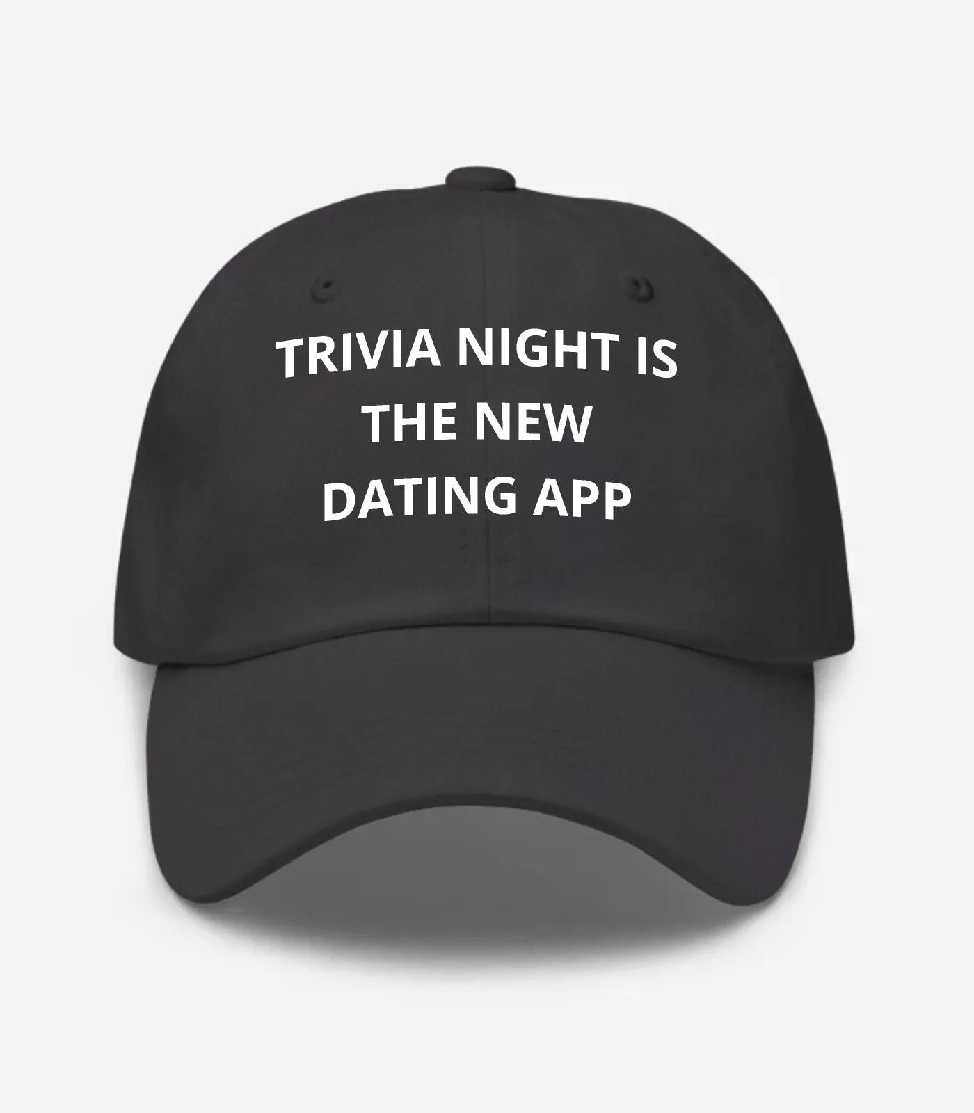 Trivia Night Is The New Dat... Hat - Dark Grey