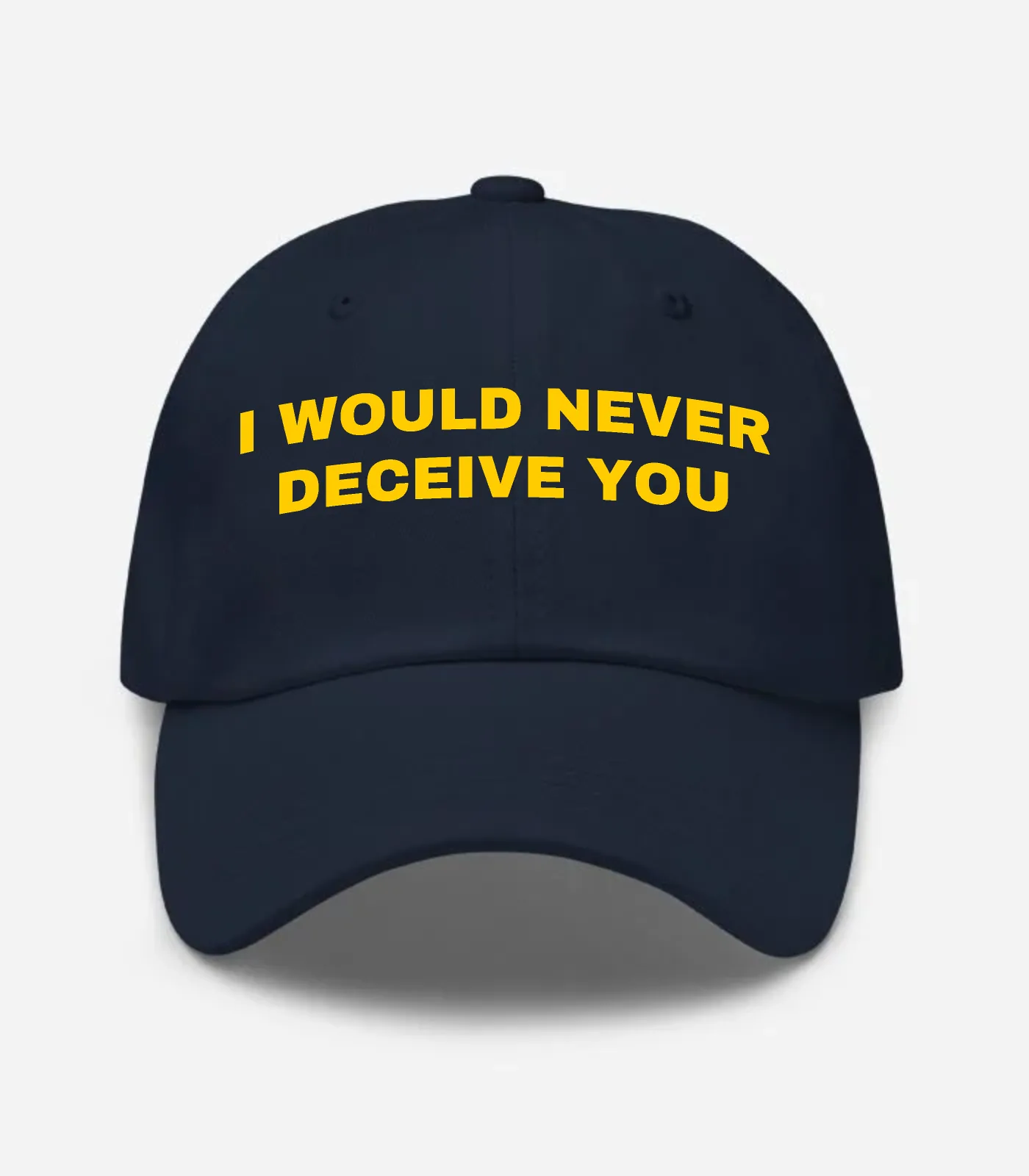 I Would Never Deceive You Hat - Navy