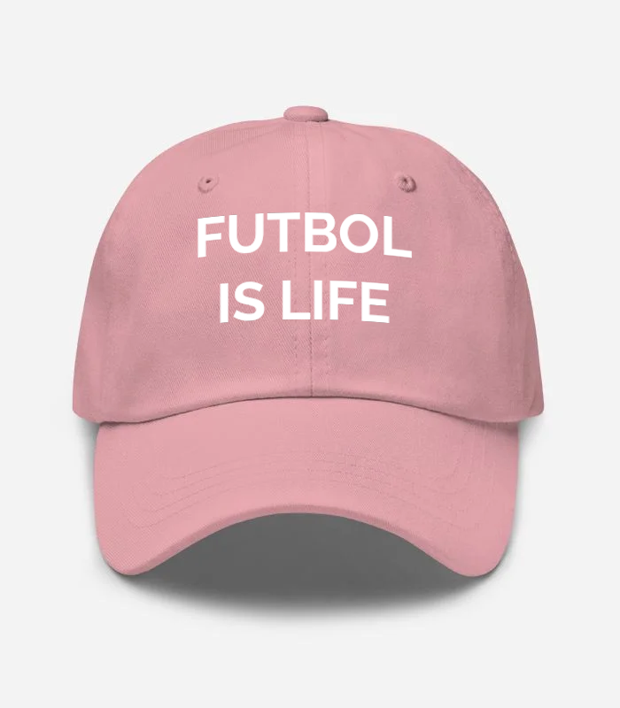 Futbol Is Life Hat - Pink