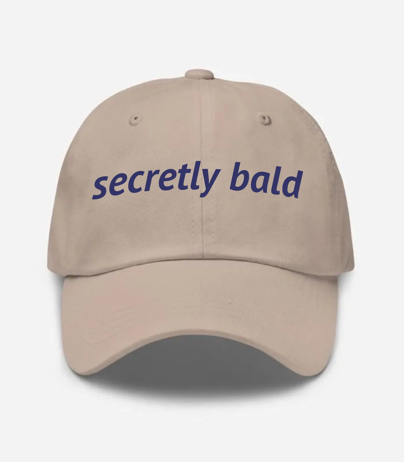 Secretly Bald Hat - Stone