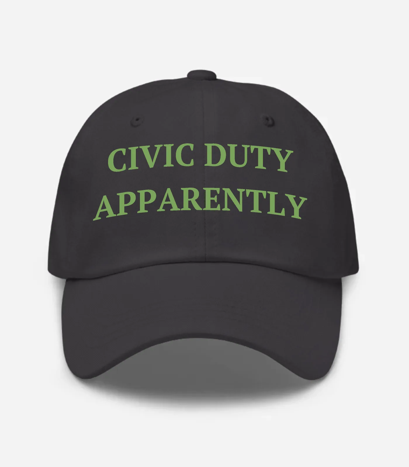 Civic Duty Apparently Hat - Dark Grey