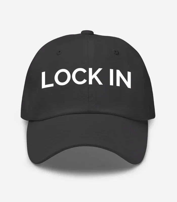 Lock In Hat - Dark Grey