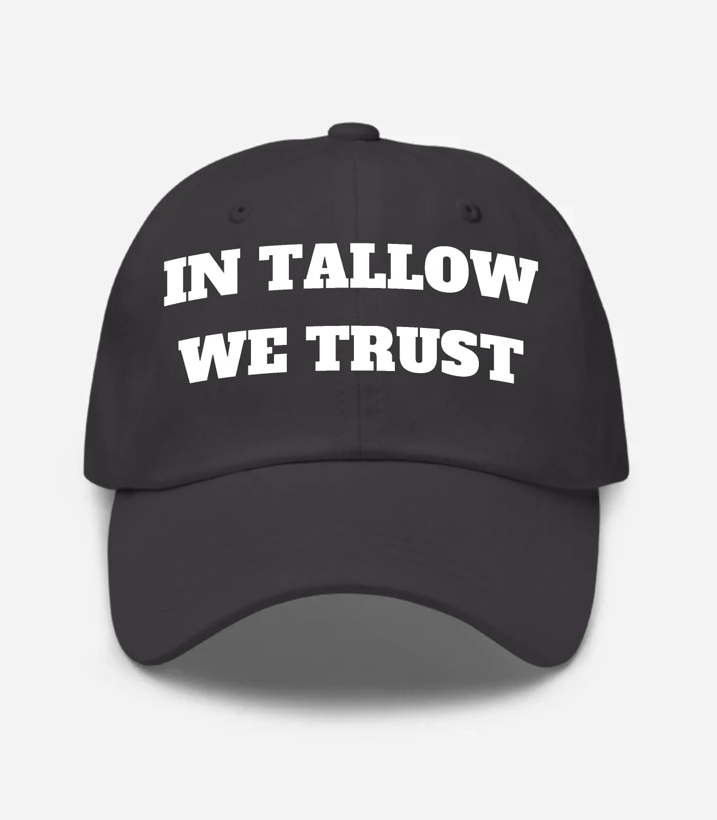 In Tallow We Trust Hat - Dark Grey