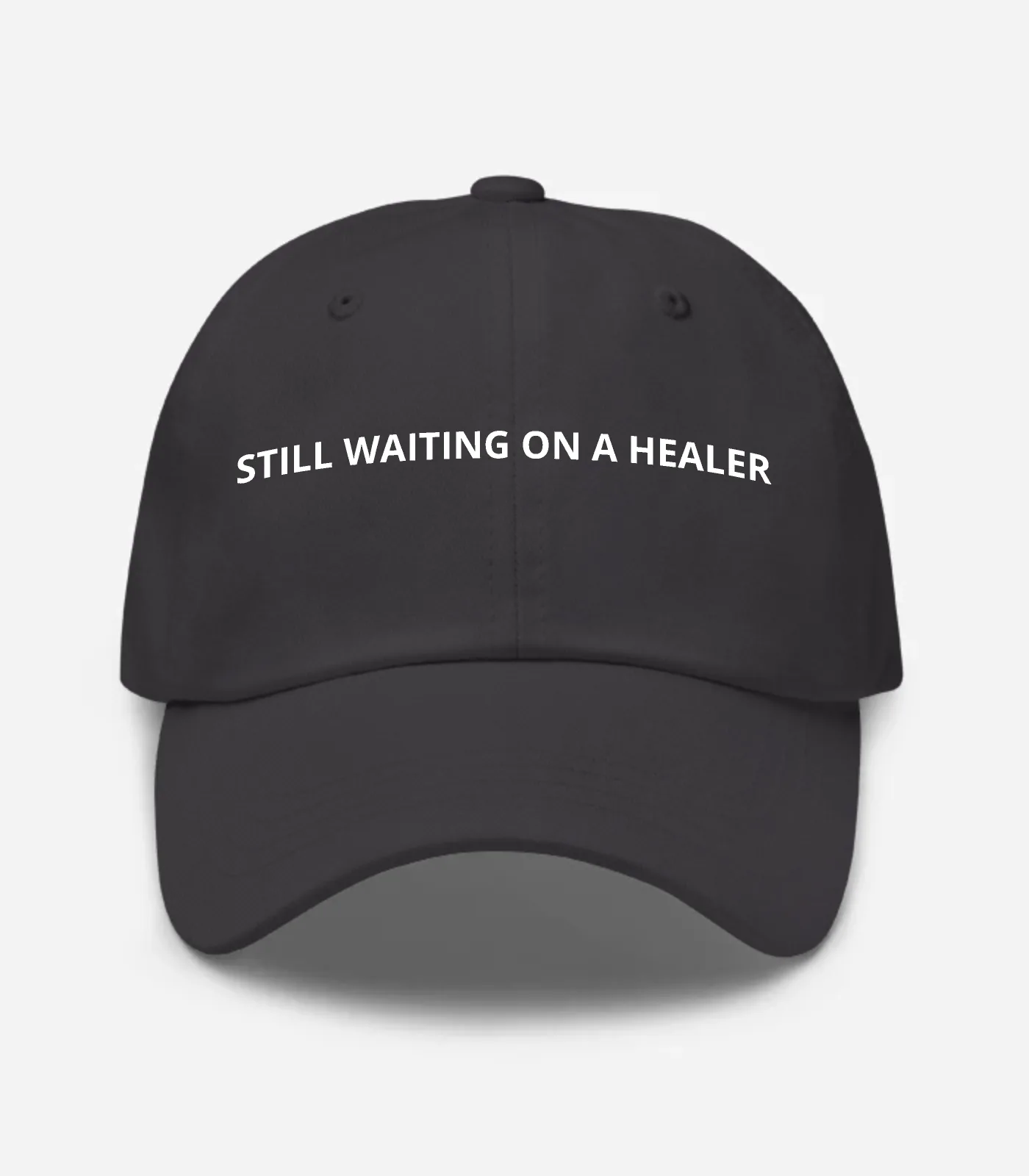 Still Waiting On A Healer Hat - Dark Grey