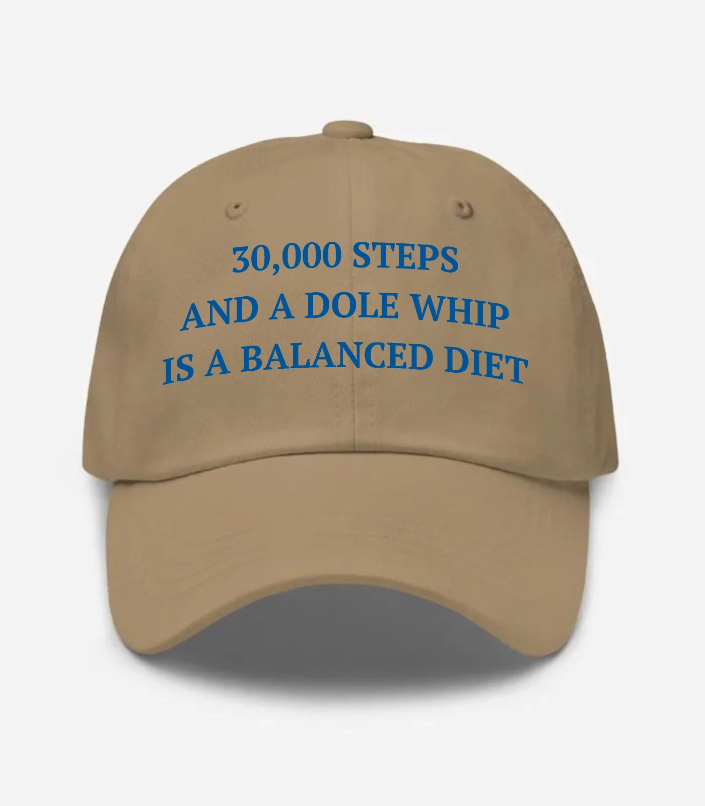 30,000 Steps And A Dole Whip Is A Balanced Diet Hat - Khaki