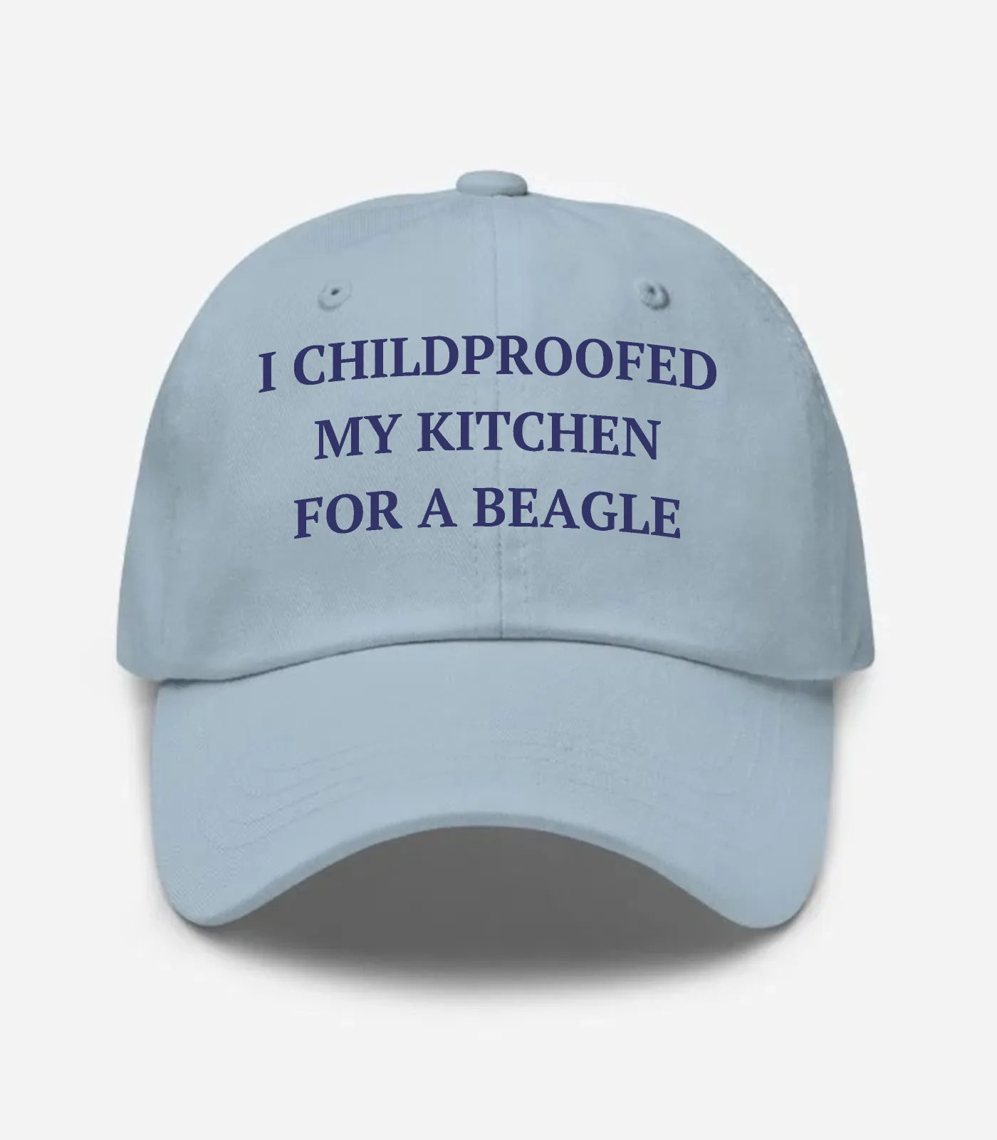 I Childproofed My Kitchen For A Beagle Hat - Light Blue