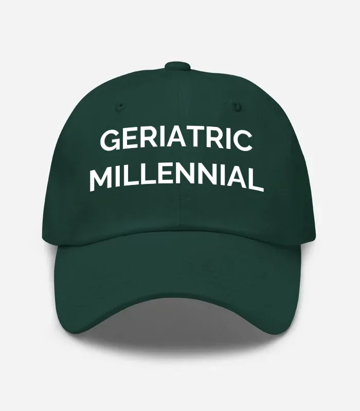 Geriatric Millennial Hat - Spruce