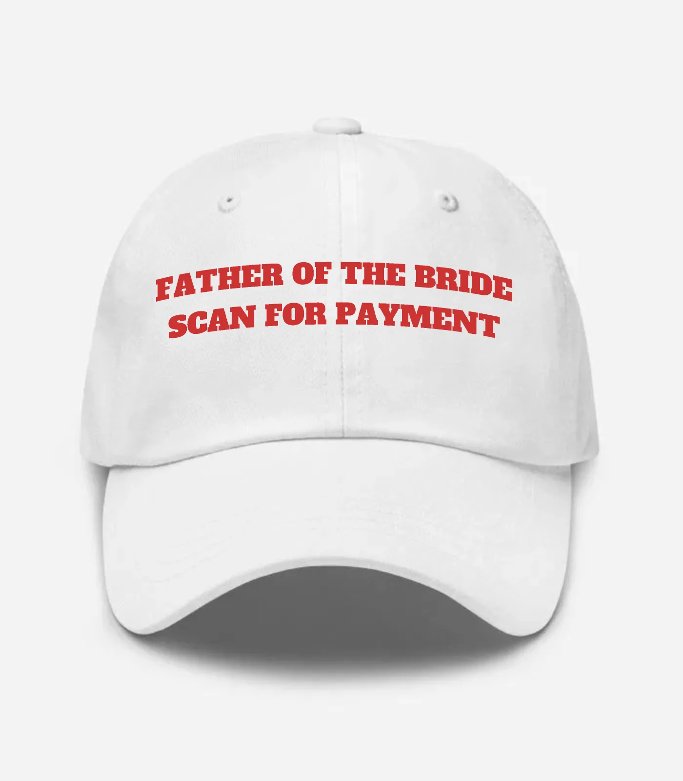 Father Of The Bride Scan For Payment Hat
