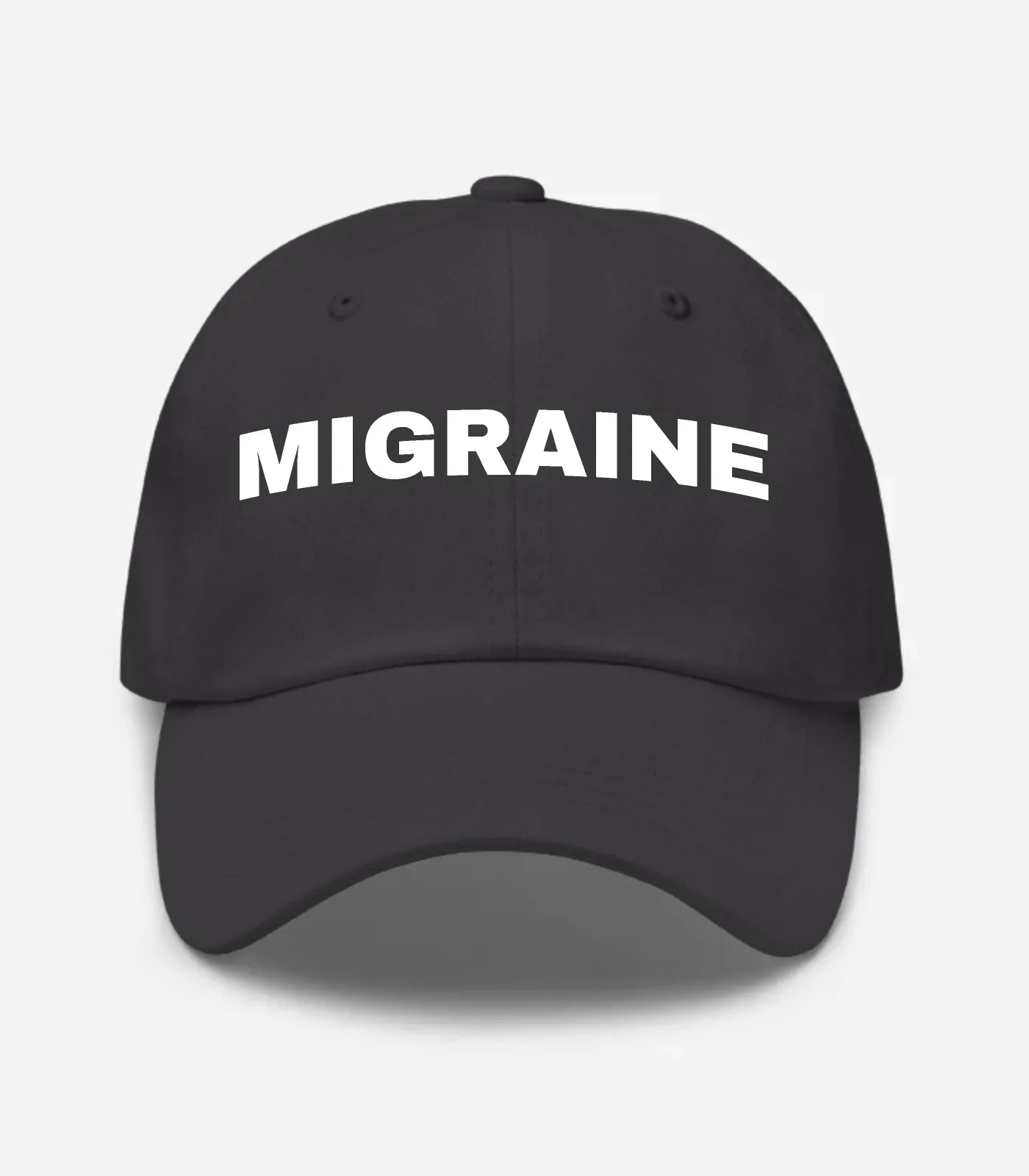 Migraine Hat - Dark Grey