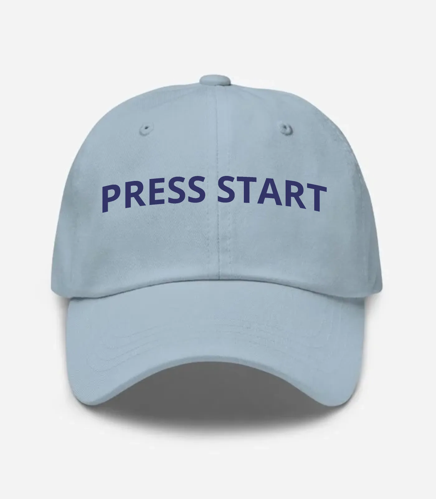 Press Start Hat - Light Blue