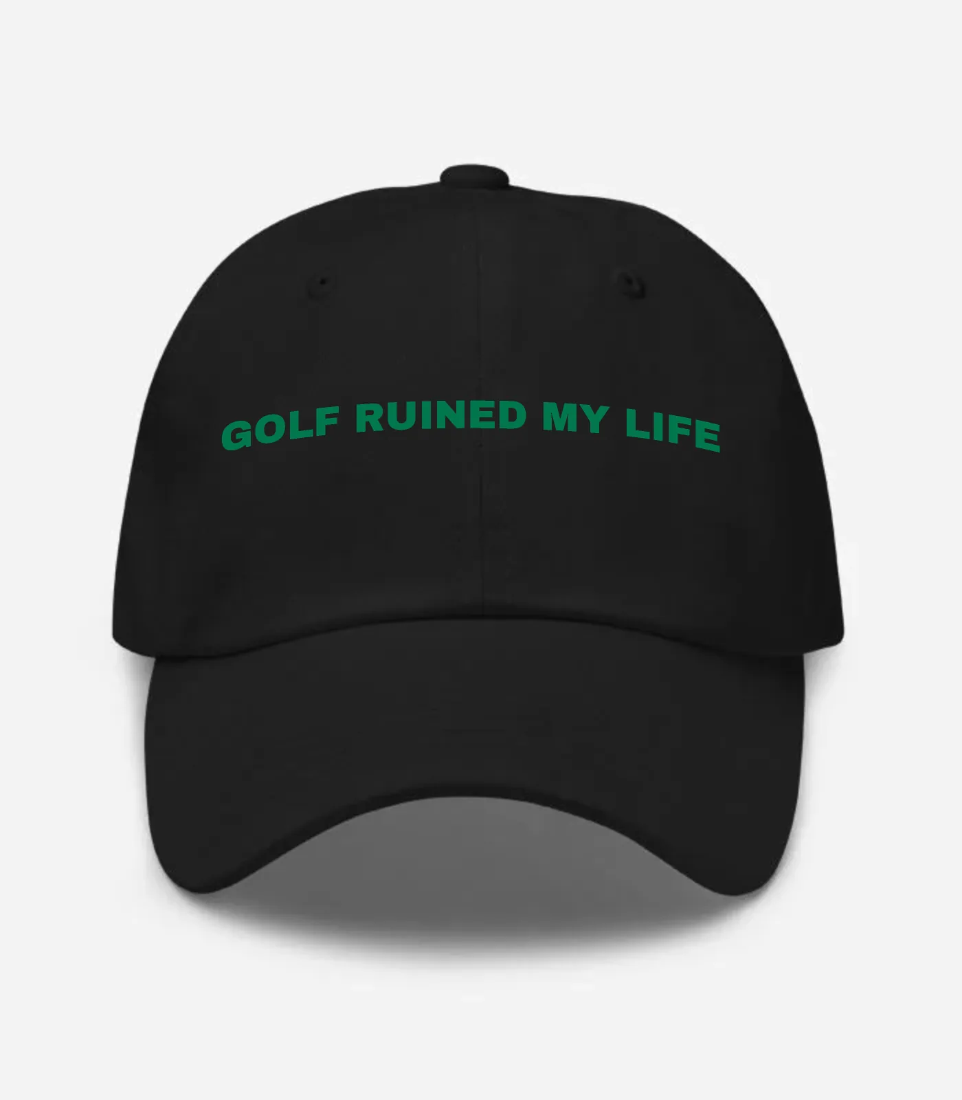 Golf Ruined My Life Hat - Black