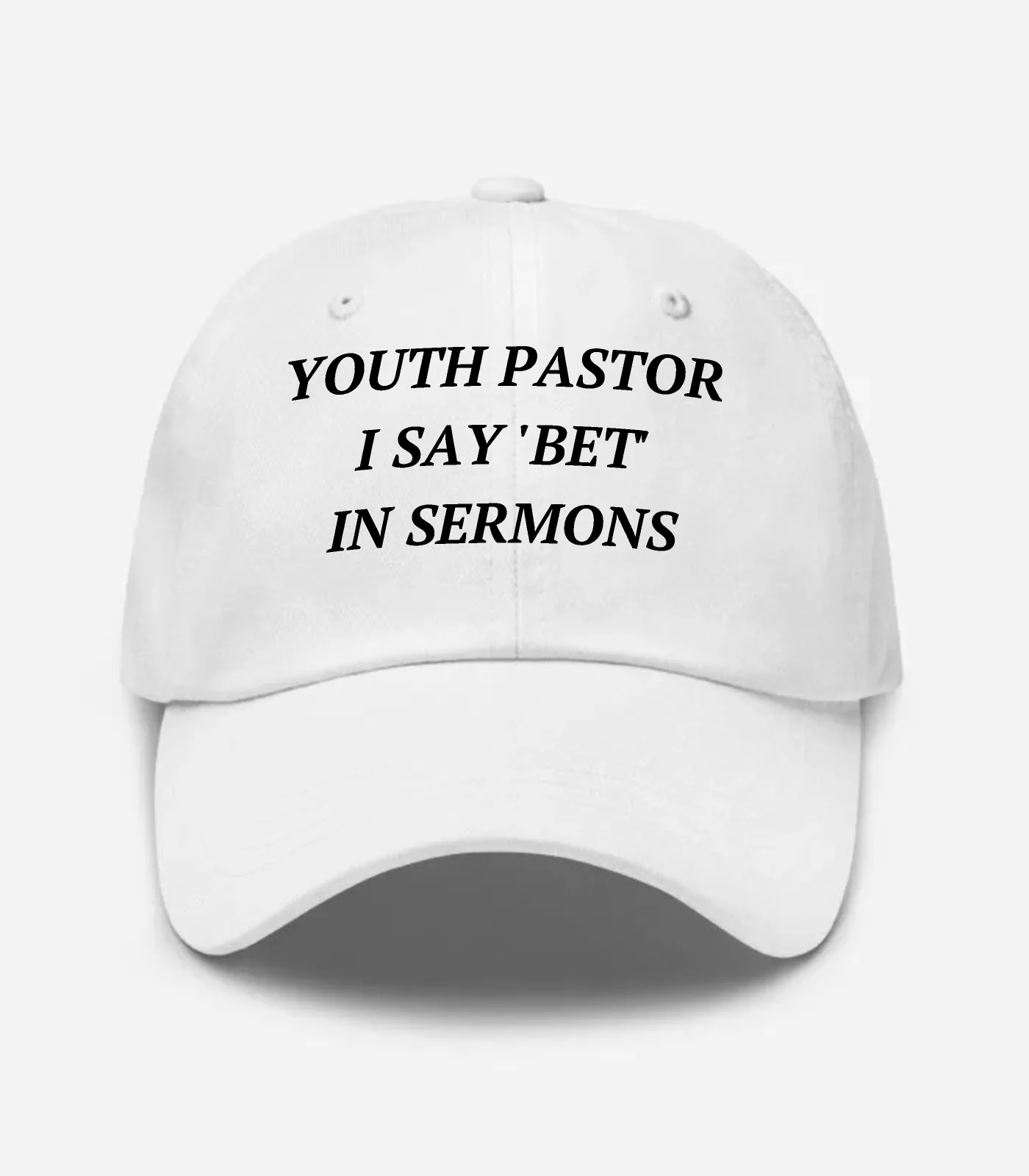 Youth Pastor I Say 'Bet' In Sermons Hat