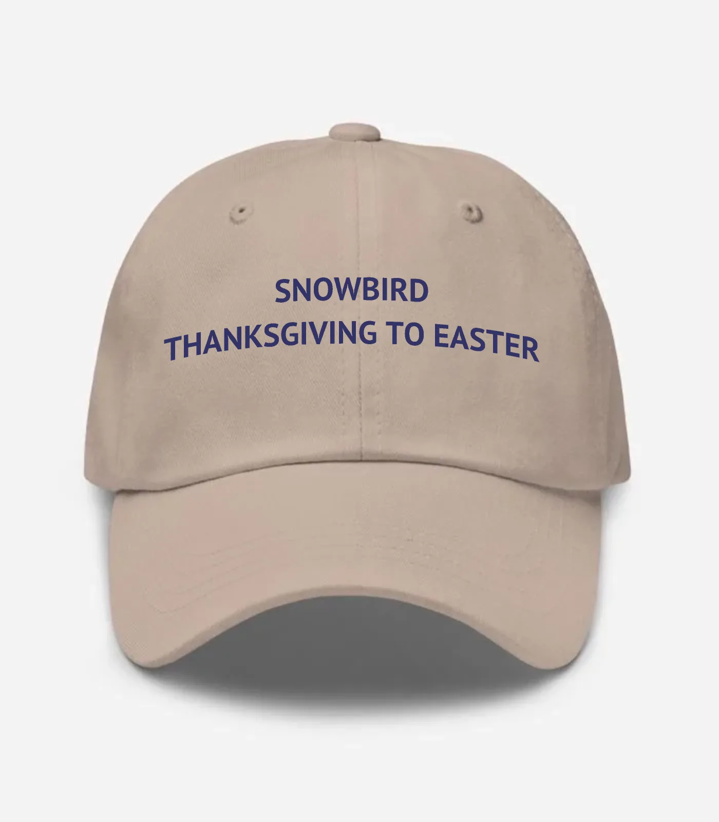 Snowbird Thanksgiving To Easter Hat - Stone
