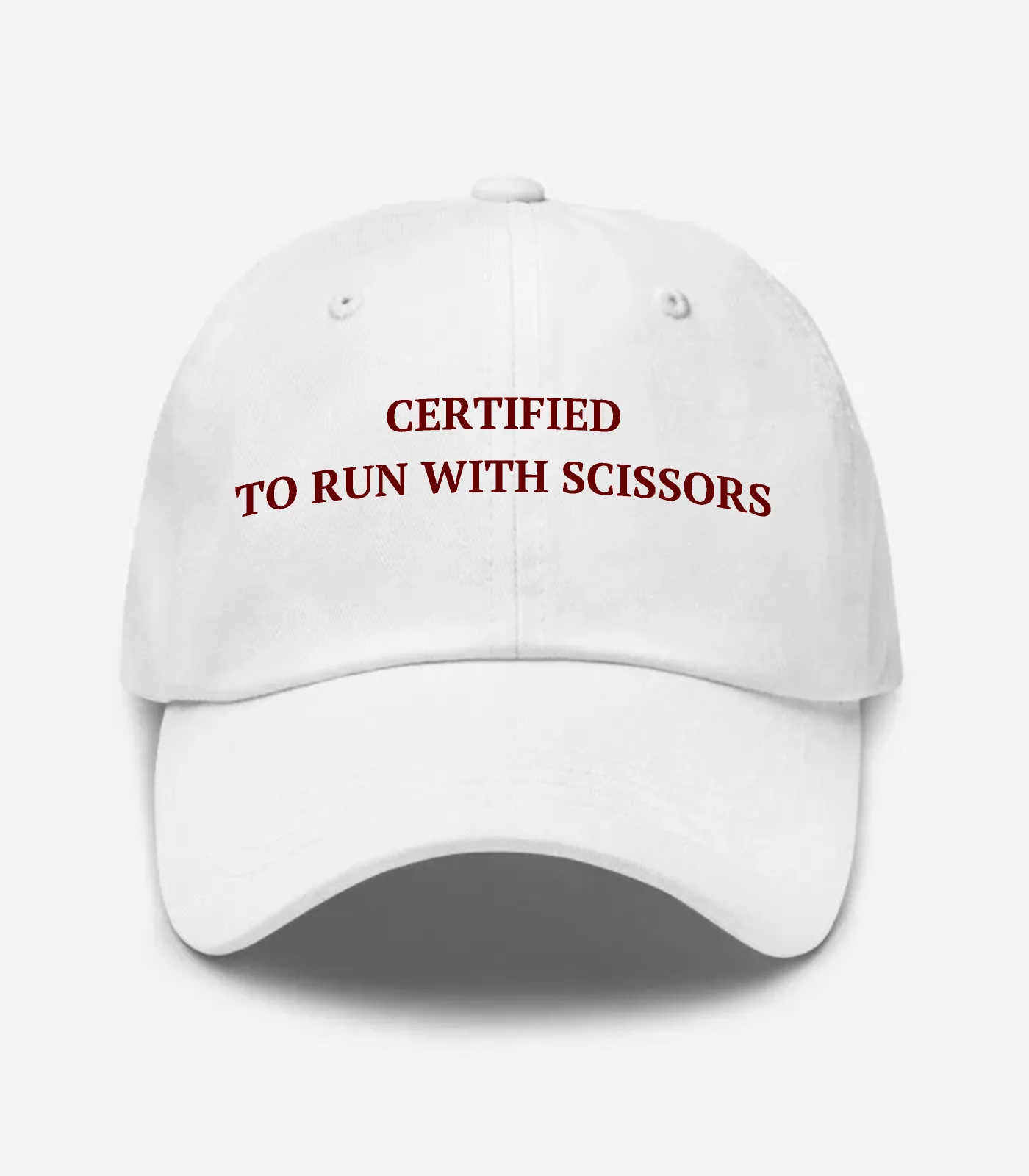 Certified To Run With Scissors Hat