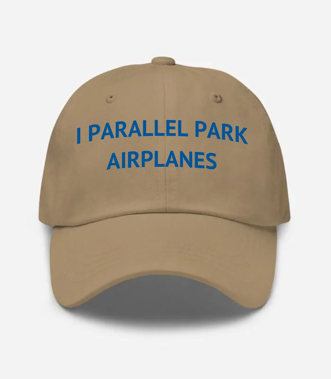 I Parallel Park Airplanes Hat - Khaki
