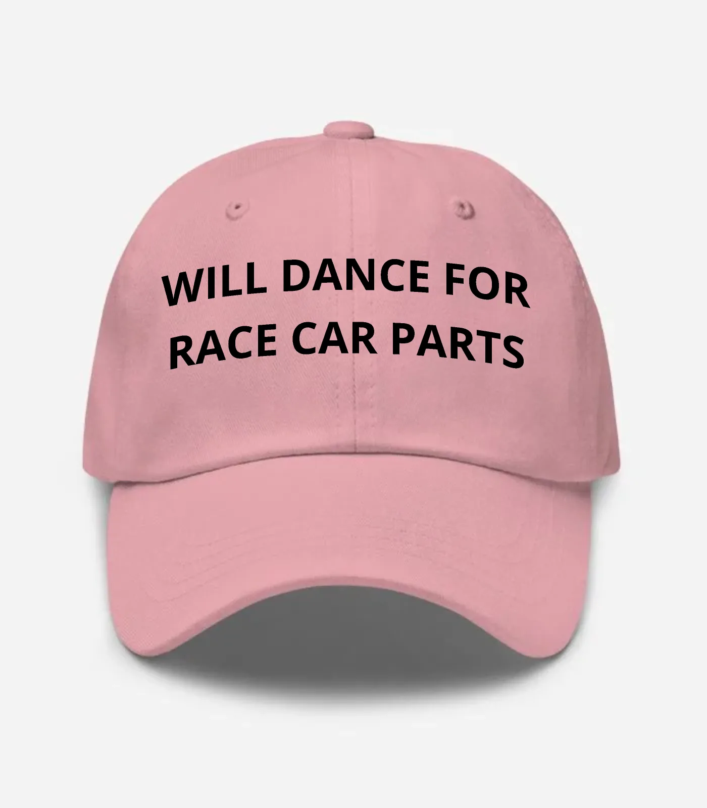 Will Dance For Race Car Parts Hat - Pink