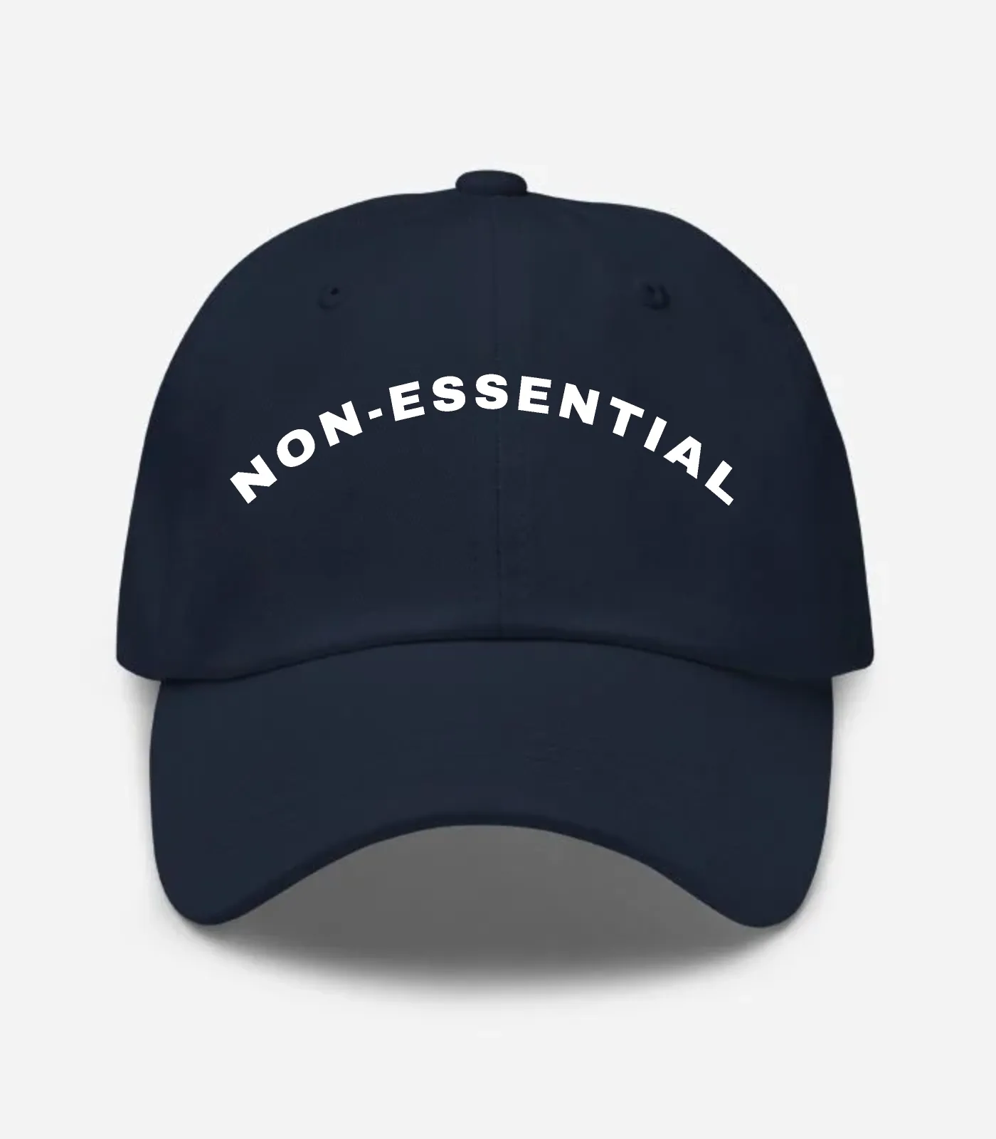 Non-essential Arched Hat - Navy