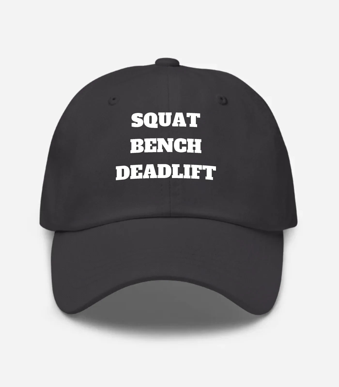 Squat Bench Deadlift Hat - Dark Grey