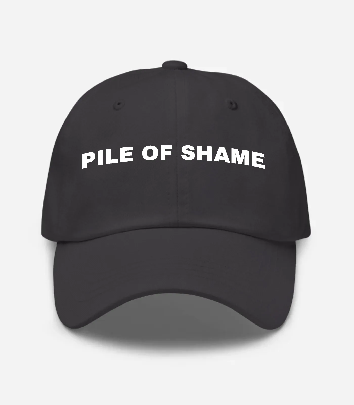 Pile Of Shame Hat - Dark Grey