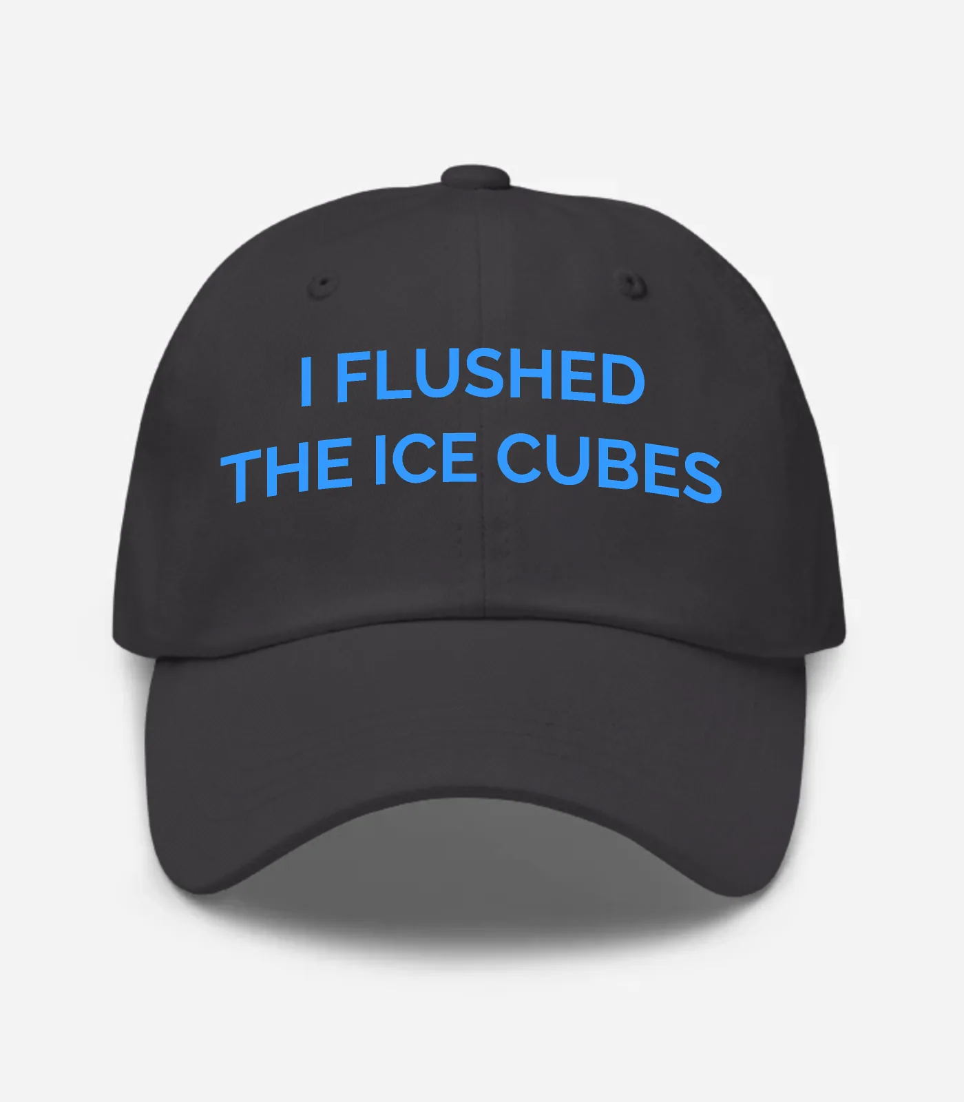 I Flushed The Ice Cubes Hat - Dark Grey