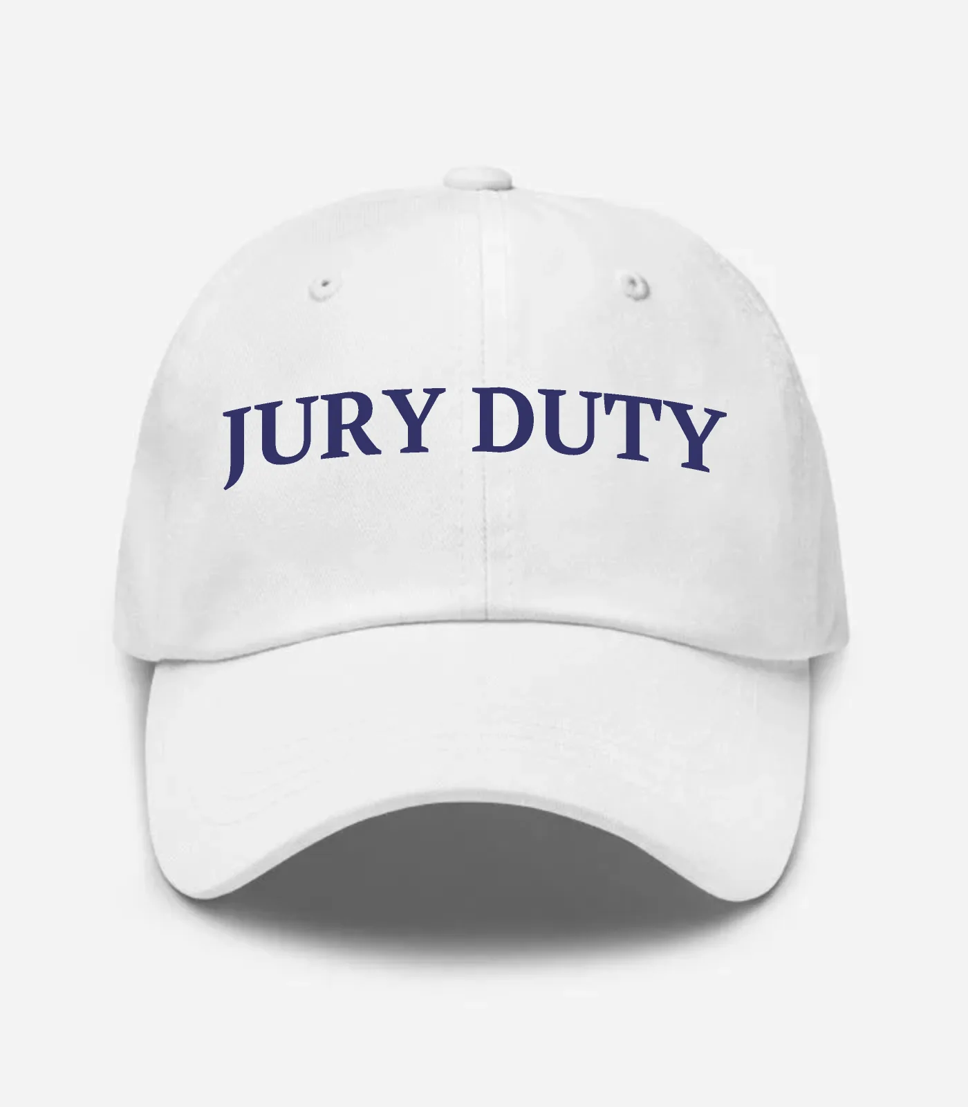 Jury Duty Hat - White