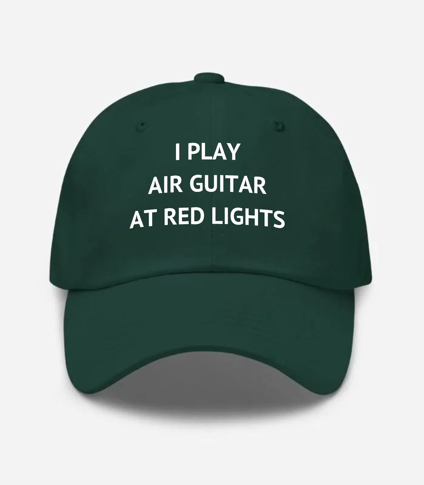 I Play Air Guitar At Red Lights Hat - Spruce