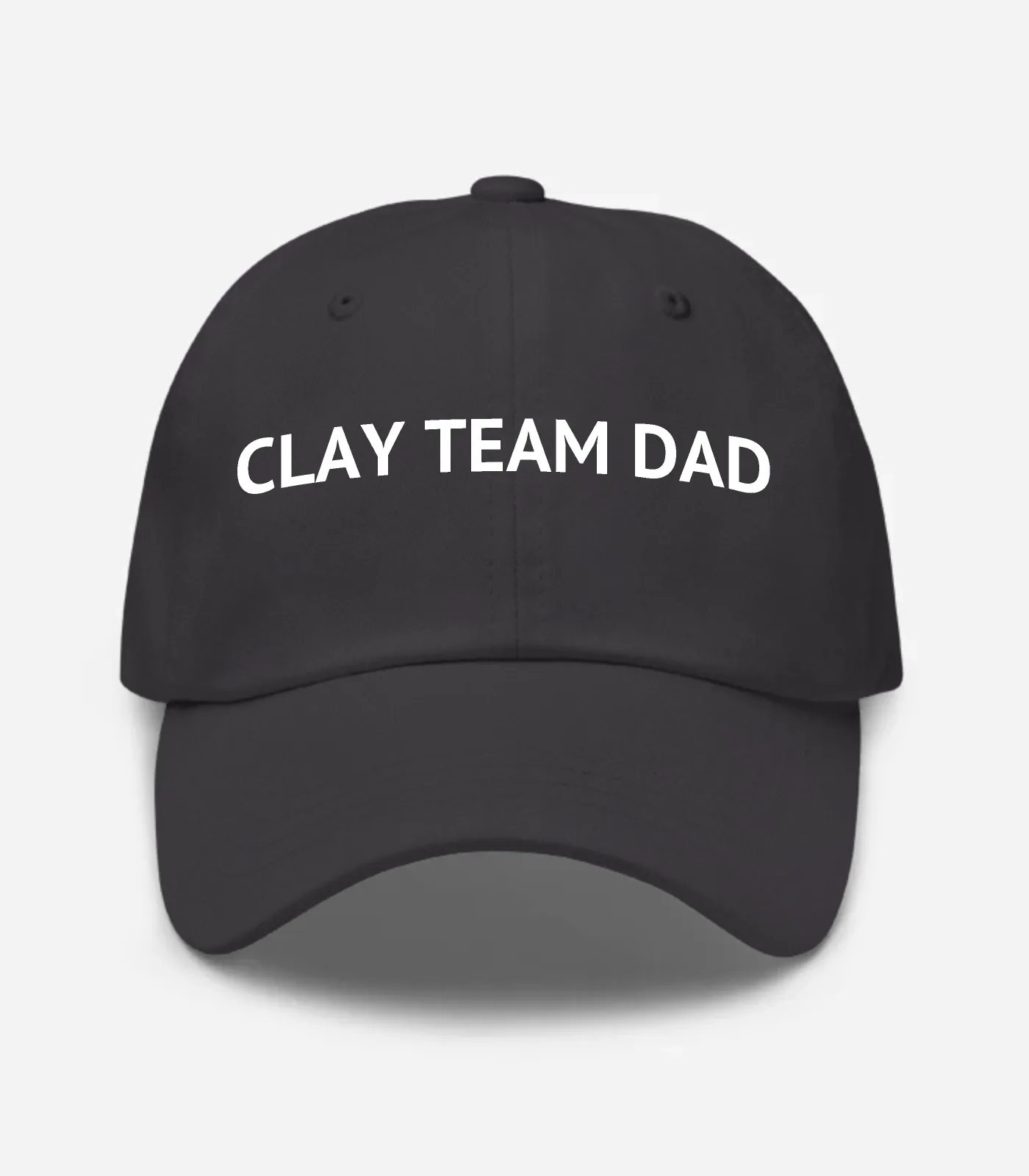 Clay Team Dad Hat - Dark Grey