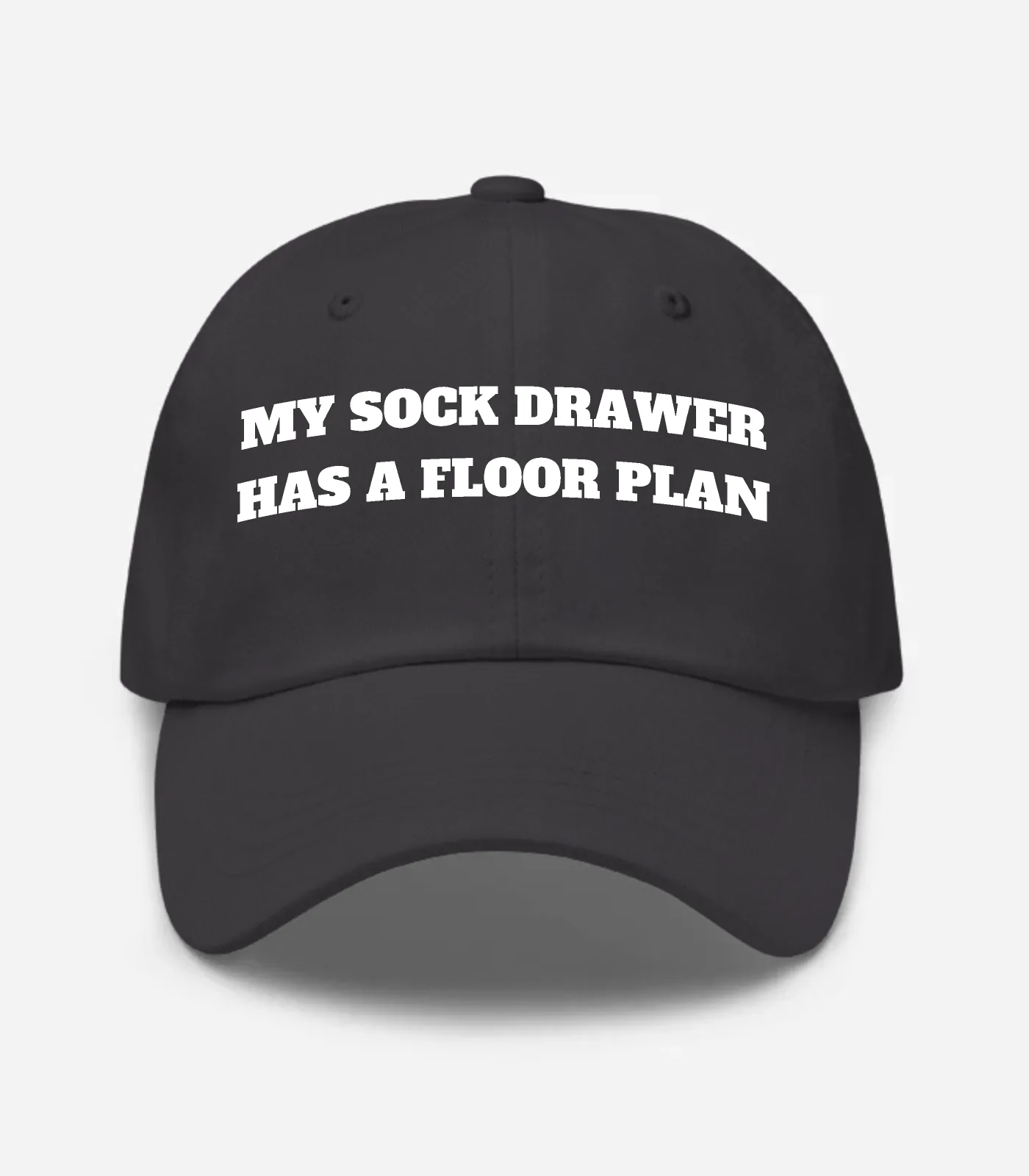 My Sock Drawer Has A Floor Plan Hat - Dark Grey