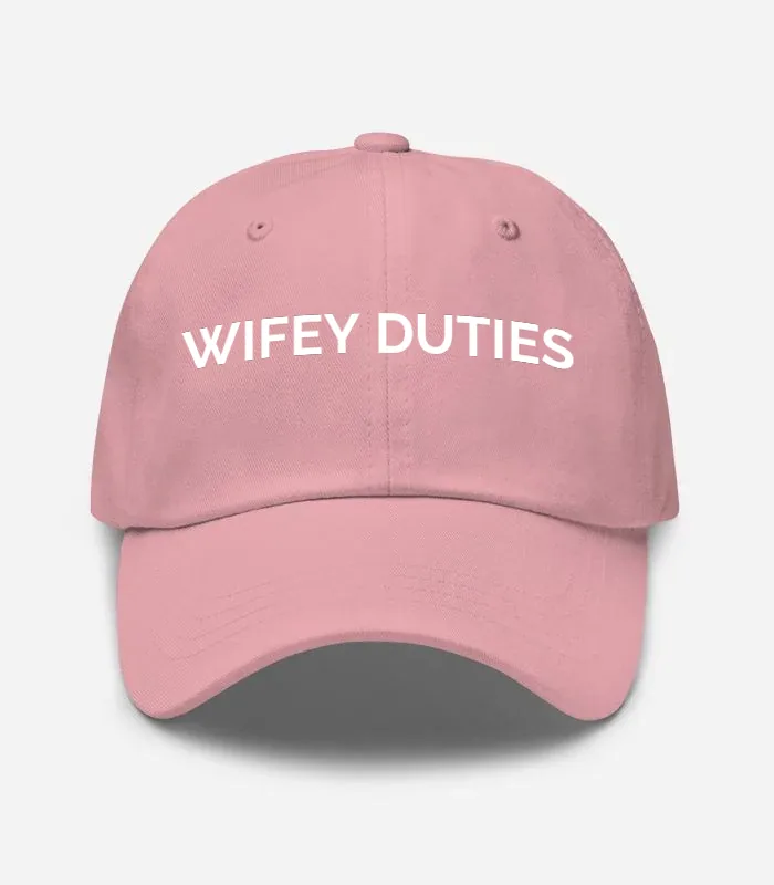 Wifey Duties Hat - Pink