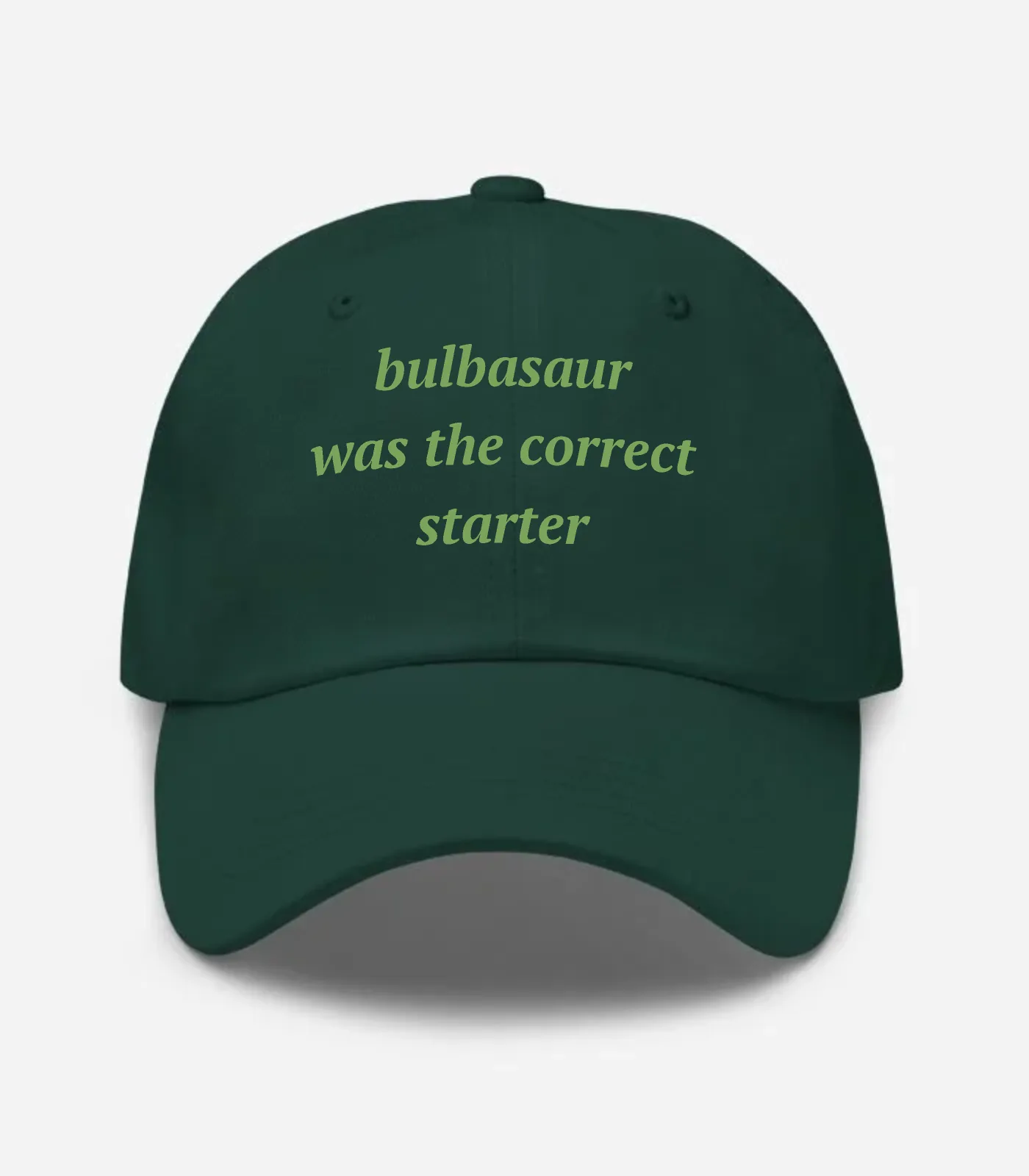 Bulbasaur Was The Correct Starter Hat - Spruce