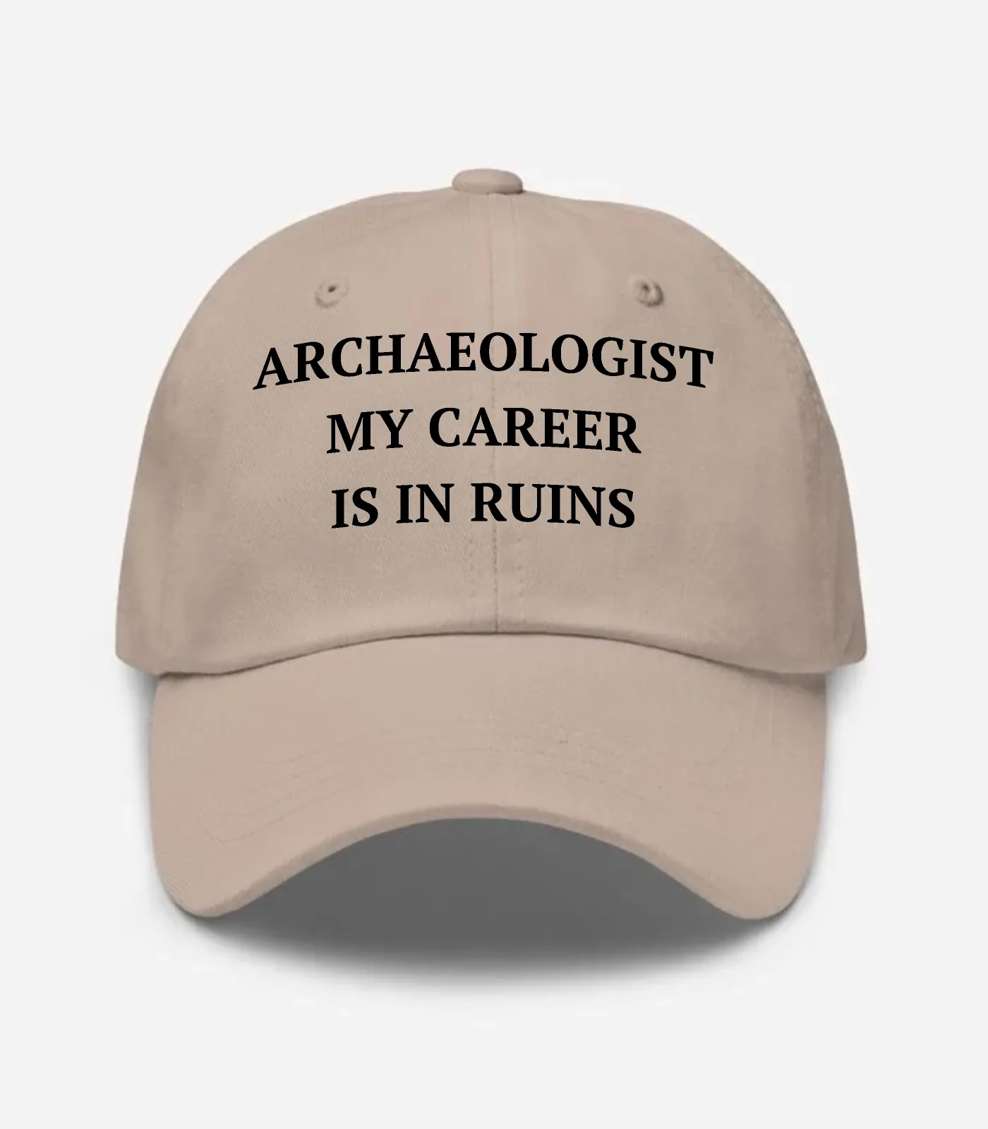 Archaeologist My Career Is In Ruins Hat - Stone