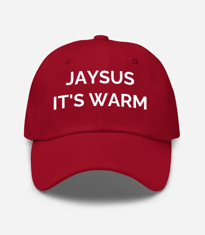 Jaysus It's Warm Hat - Cranberry