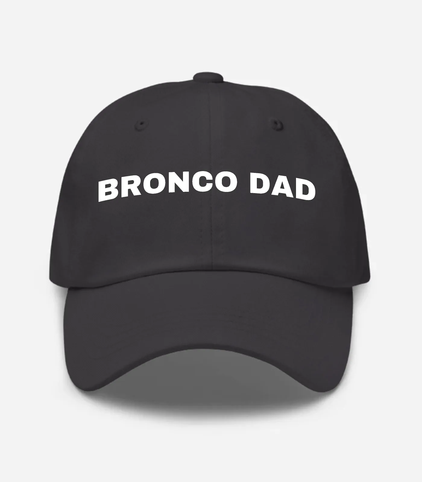 Bronco Dad Hat - Dark Grey