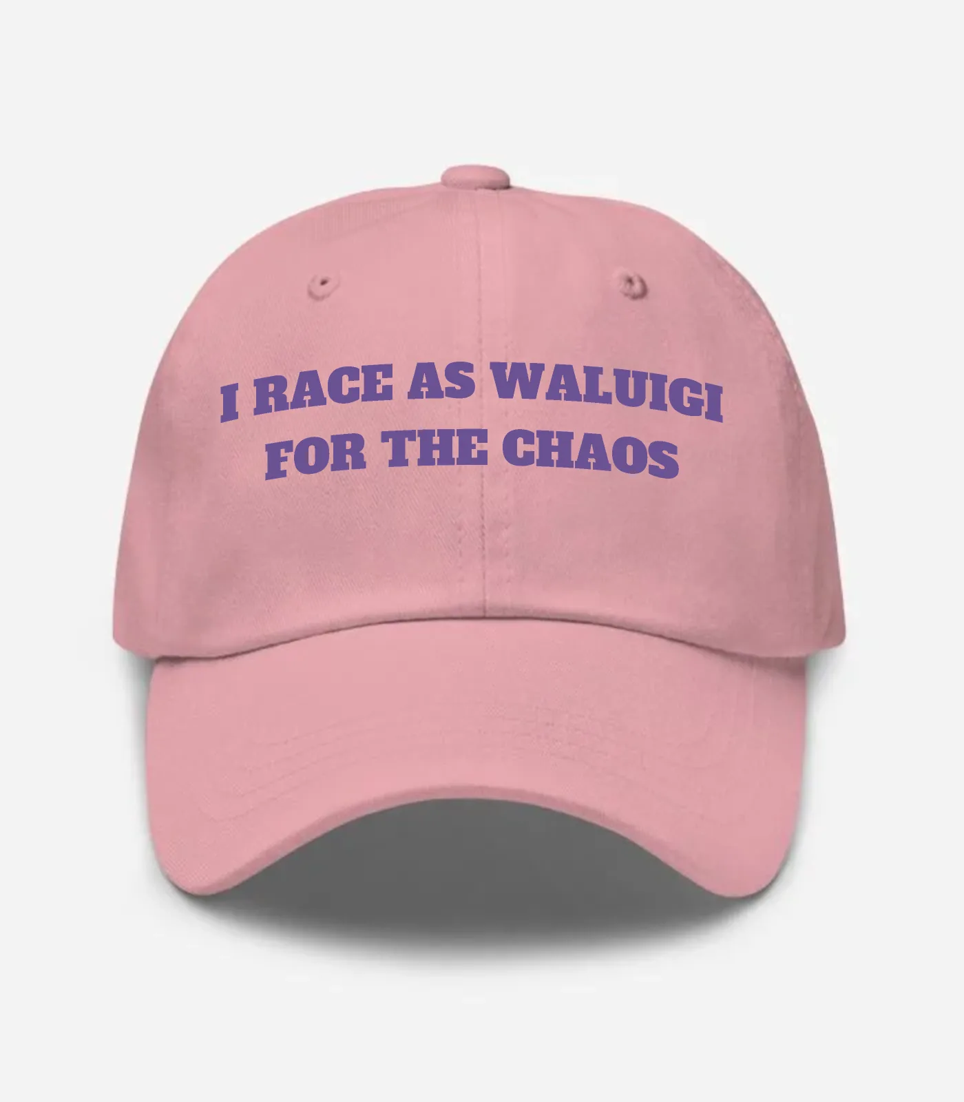 I Race As Waluigi For The Chaos Hat - Pink