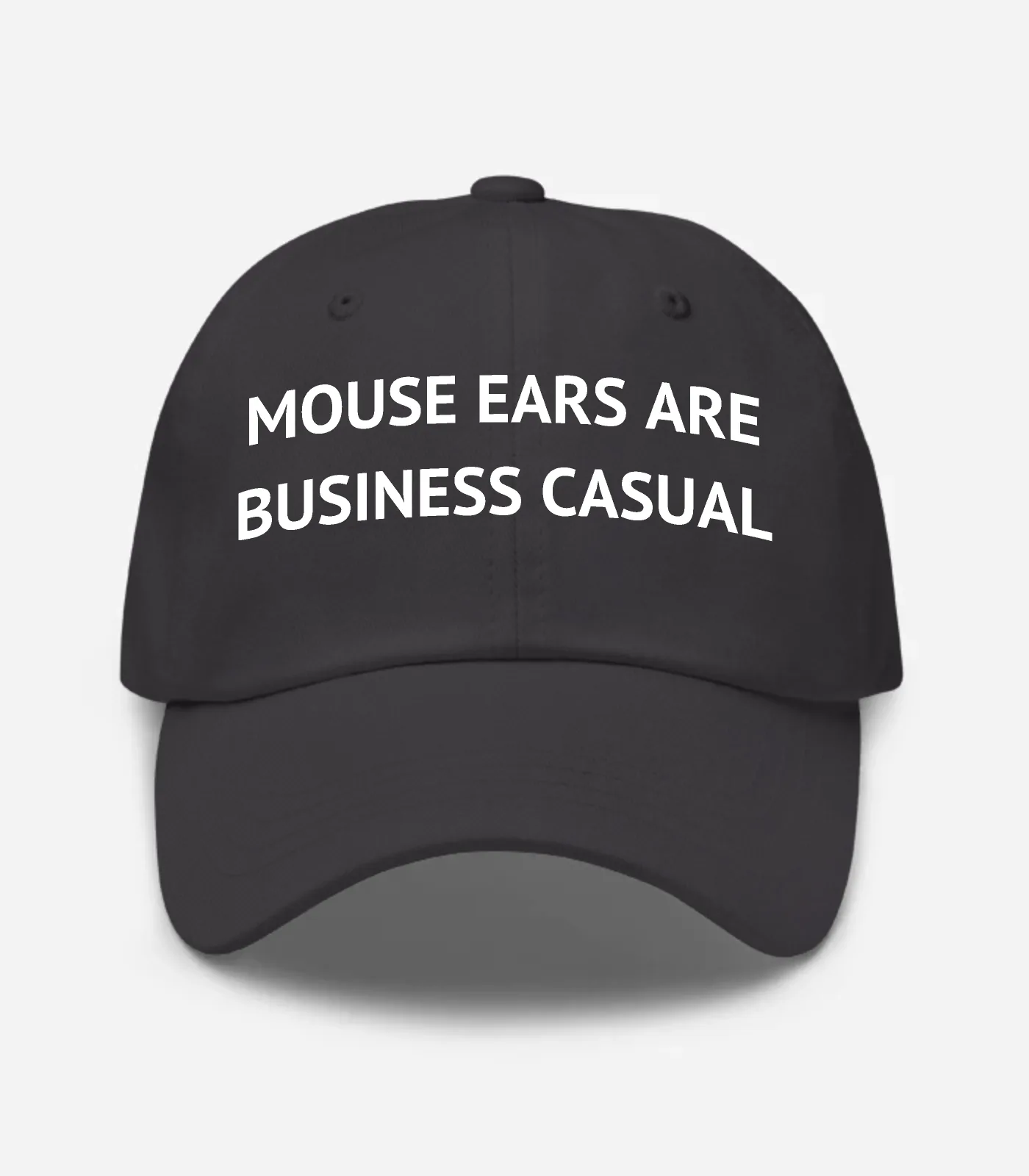 Mouse Ears Are Business Casual Hat - Dark Grey
