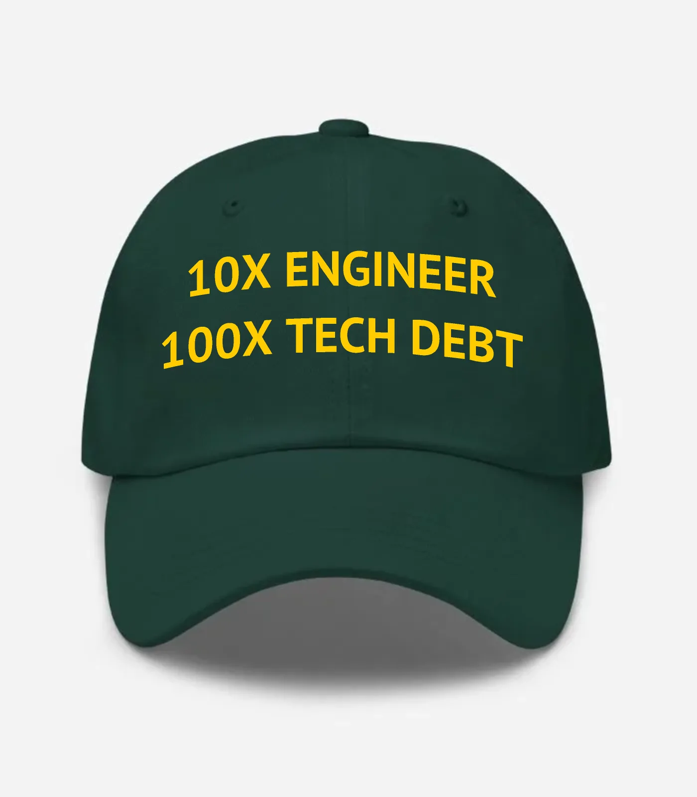 10X Engineer 100X Tech Debt Hat