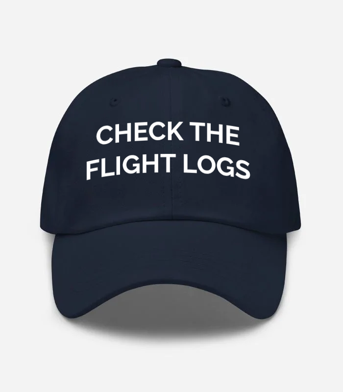 CHECK THE FLIGHT LOGS Hat