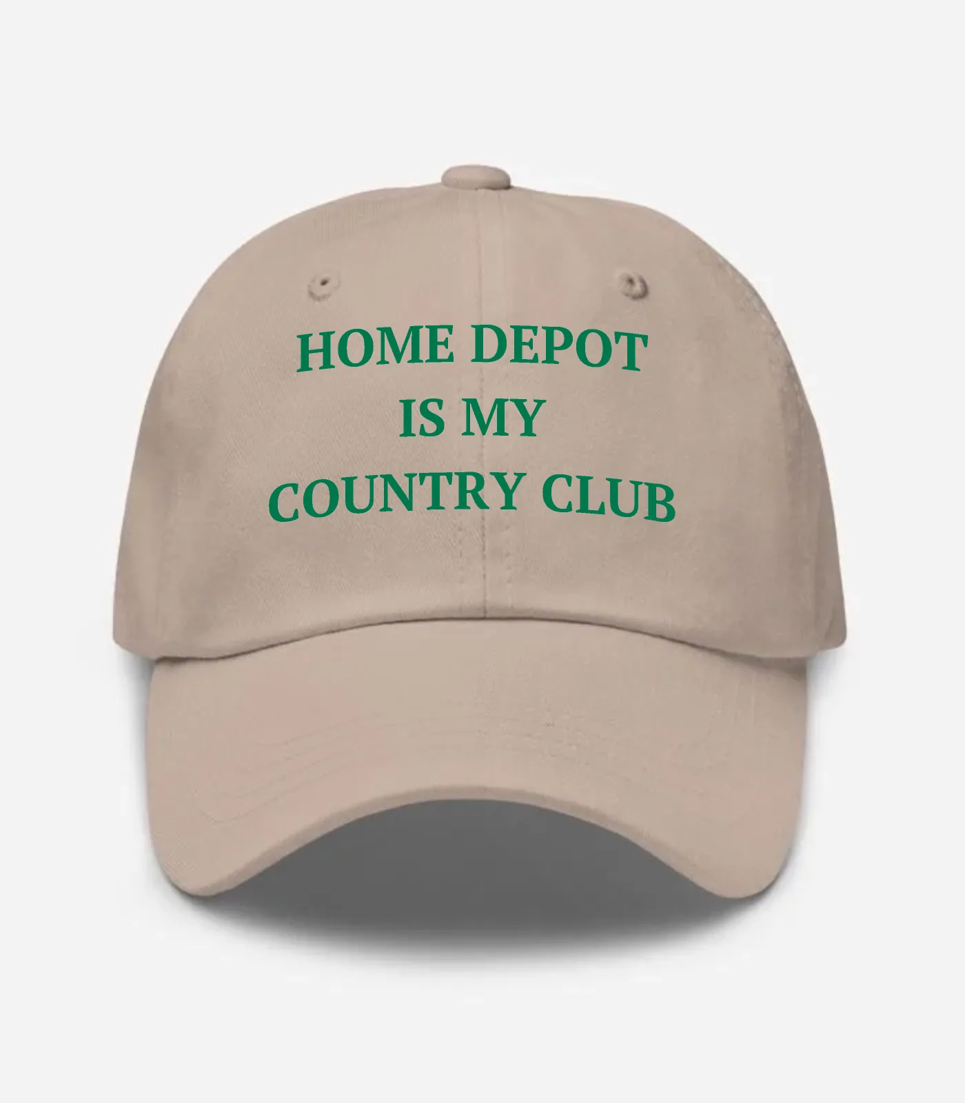 Home Depot Is My Country Club Hat - Stone