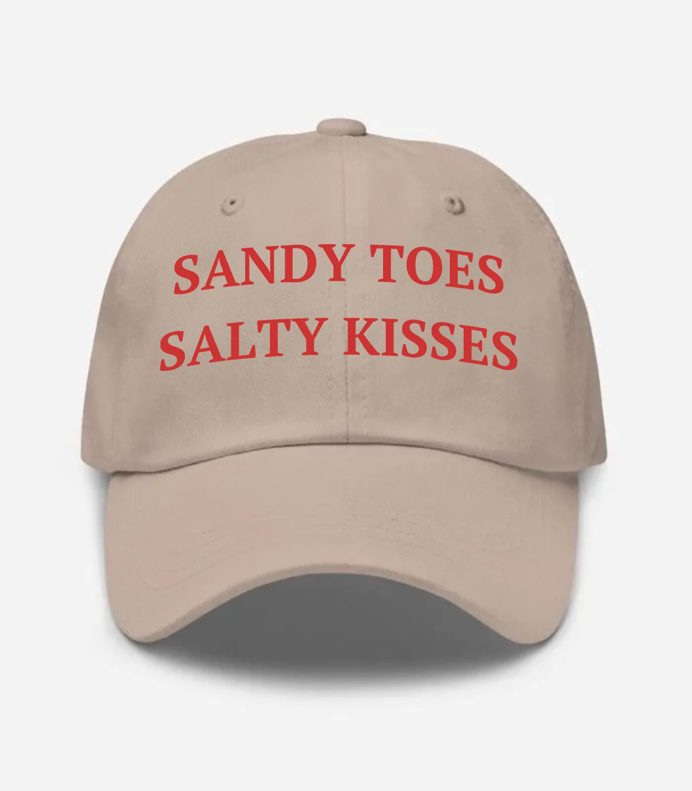 Sandy Toes Salty Kisses Hat - Stone