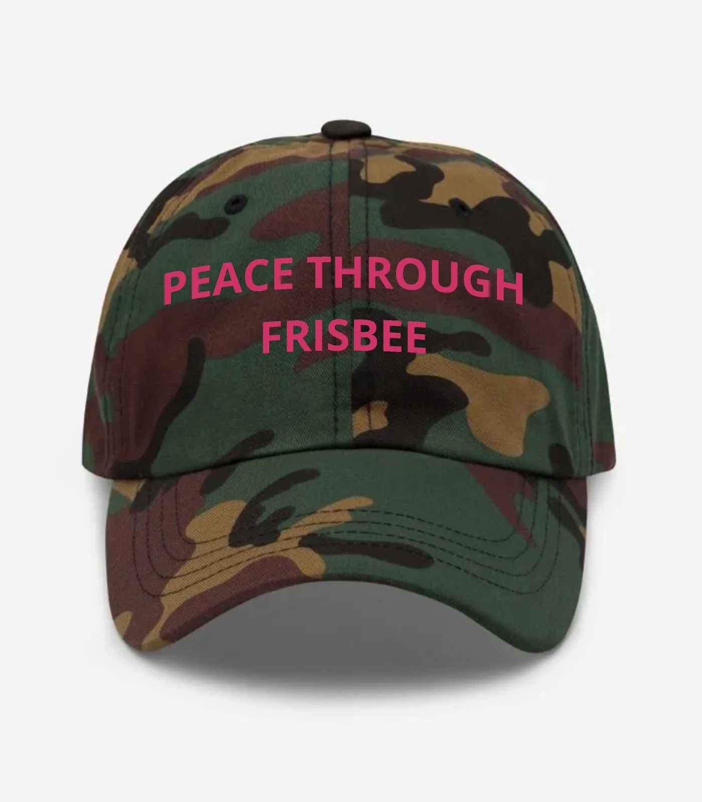 Peace Through Frisbee Hat